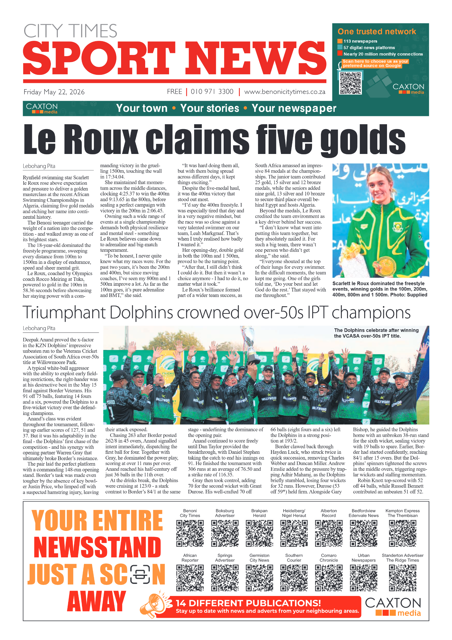 Benoni City Times 22 May 2026 page 8