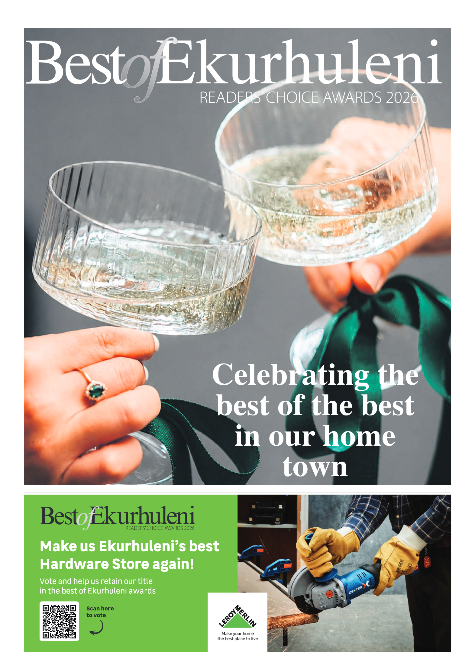Best of Ekurhuleni Readers Choice Awards 2026 page 1