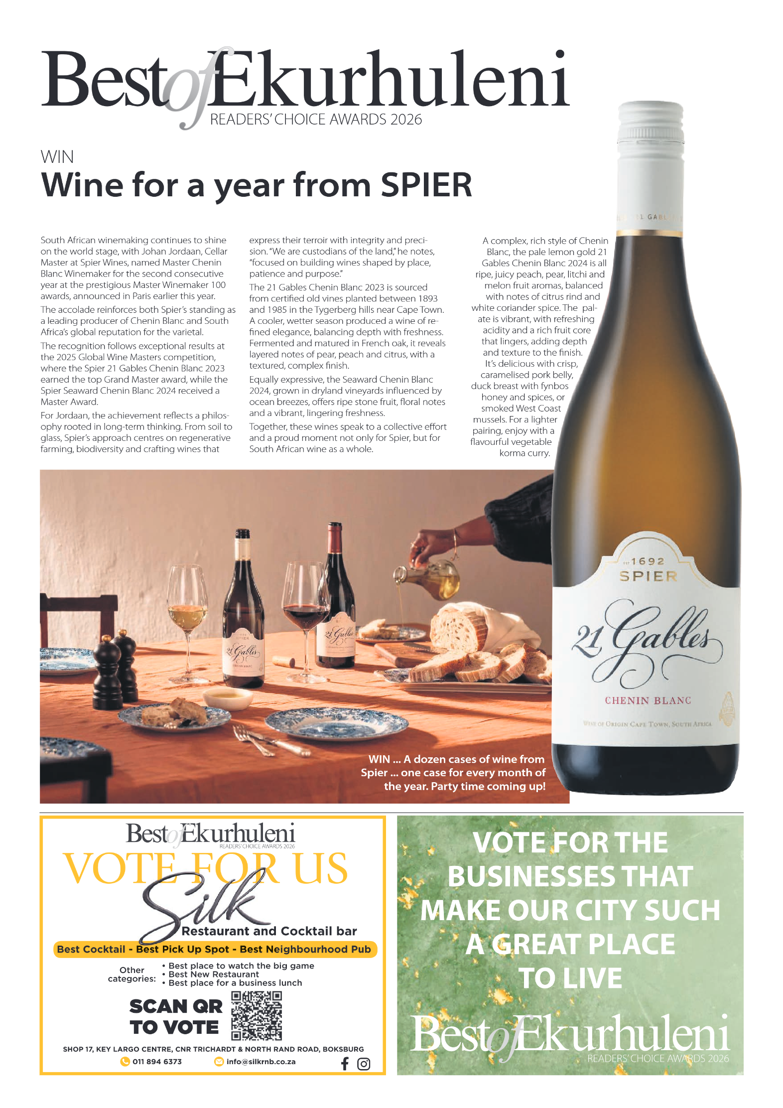 Best of Ekurhuleni Readers Choice Awards 2026 page 6