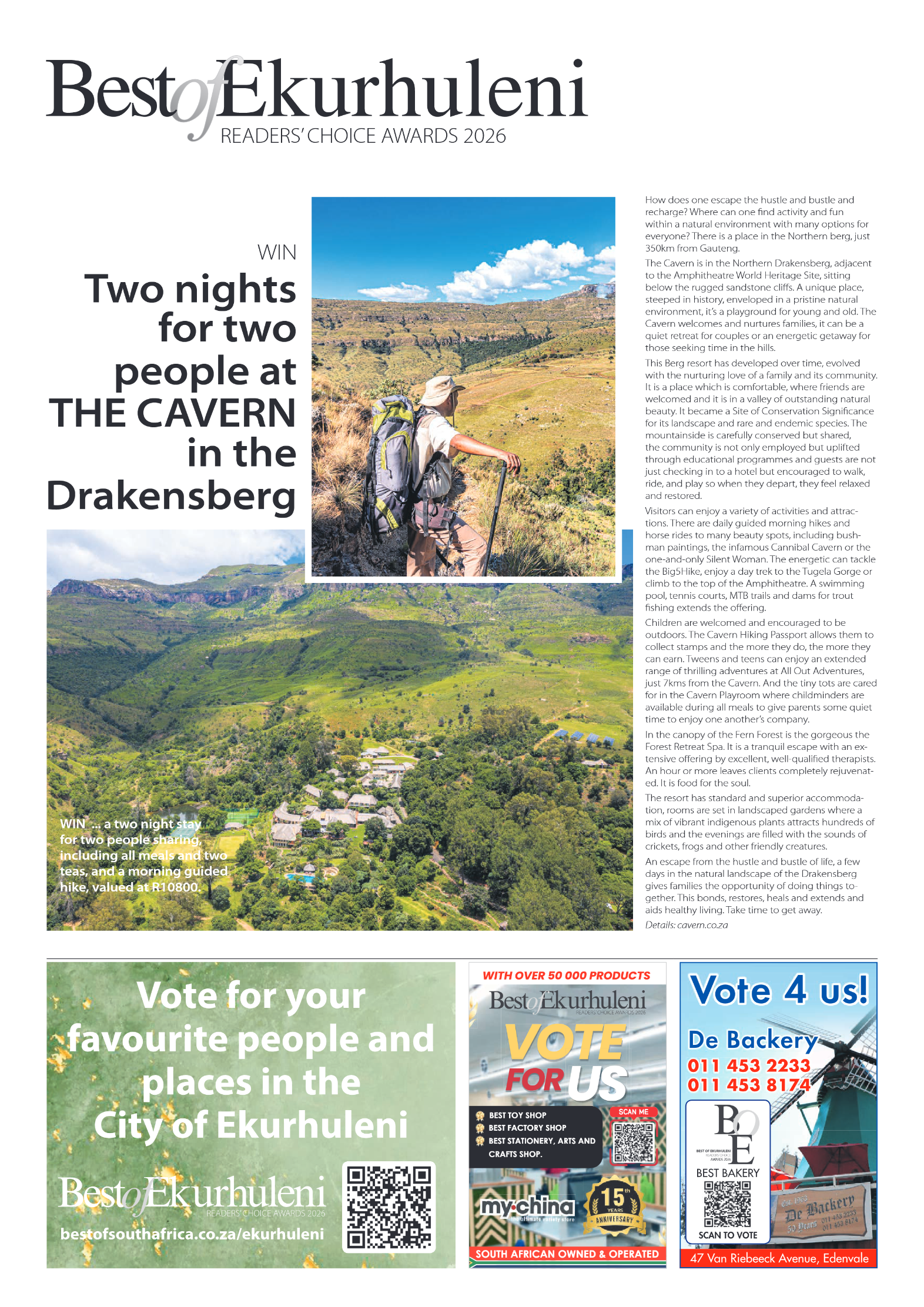 Best of Ekurhuleni Readers Choice Awards 2026 page 8