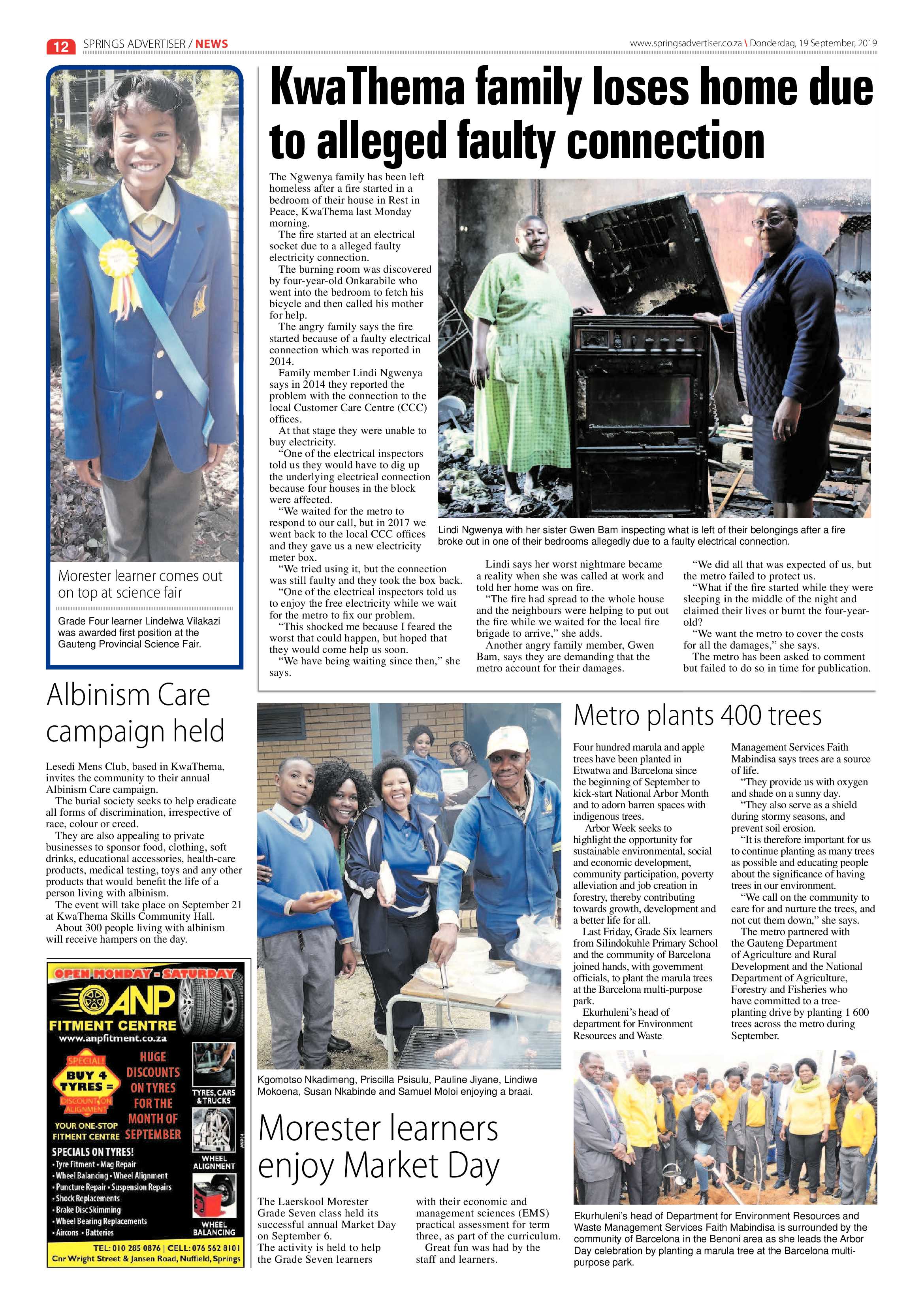 Spring Advertiser 19 September 2019 page 12