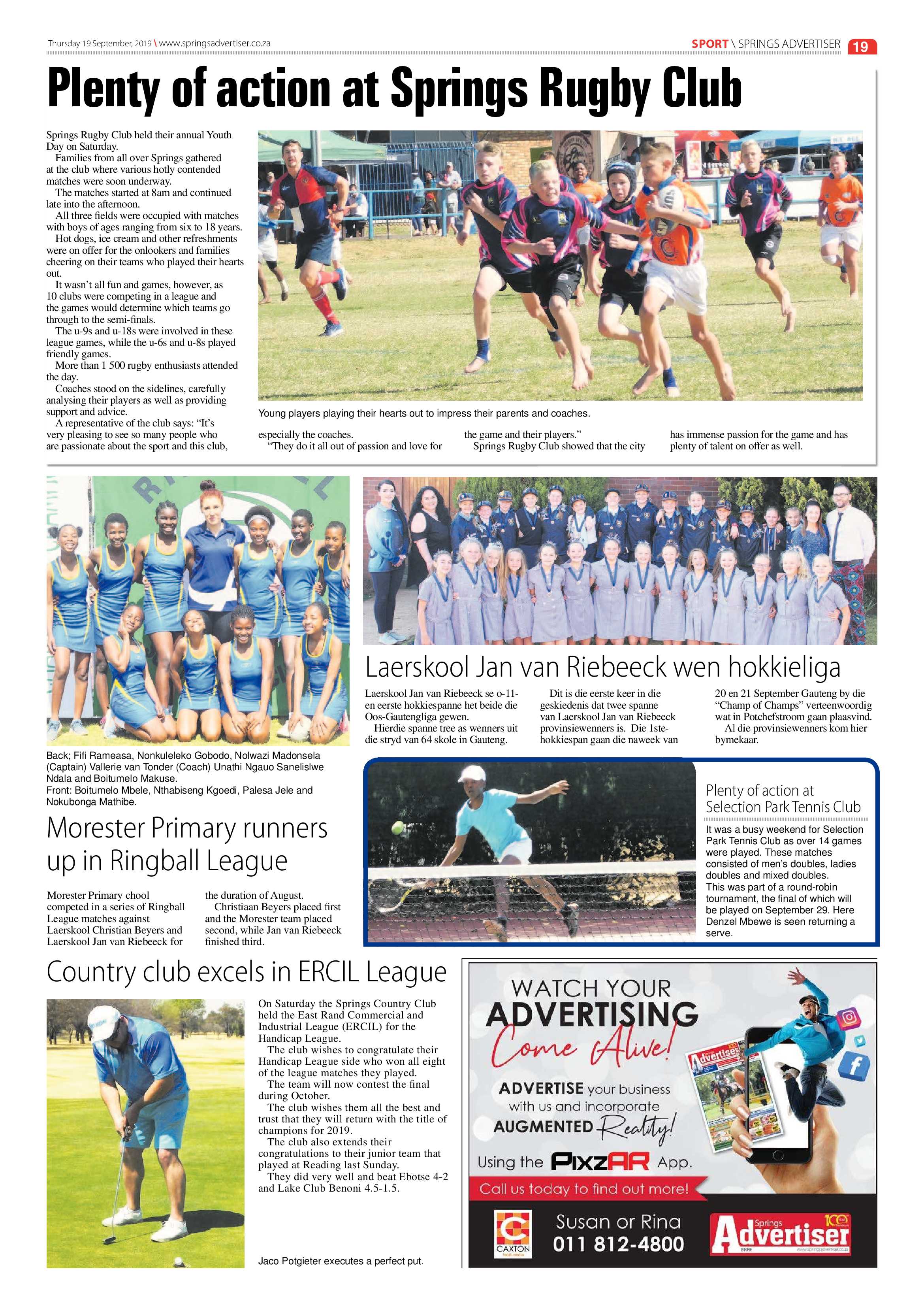 Spring Advertiser 19 September 2019 page 19