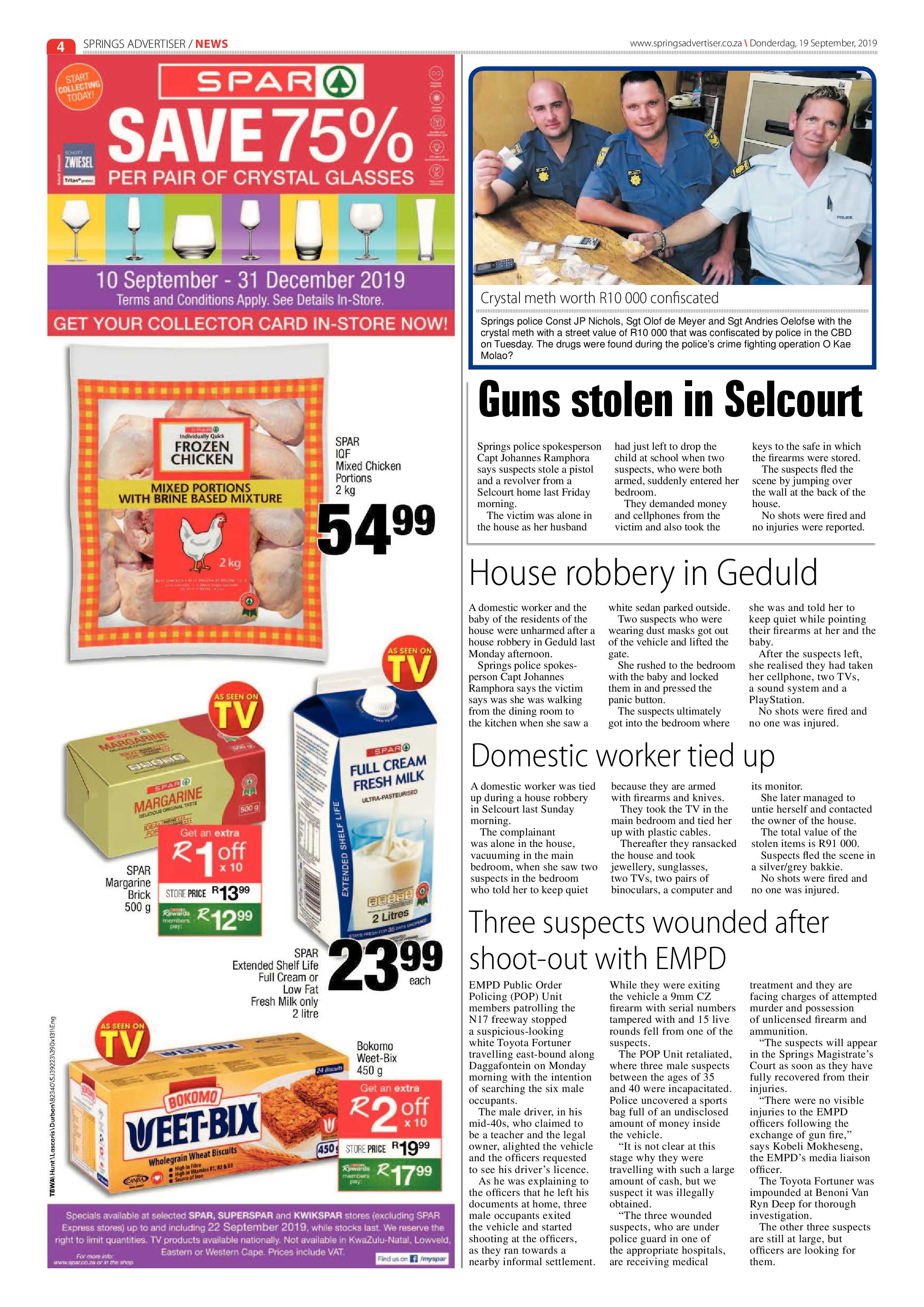 Spring Advertiser 19 September 2019 page 4