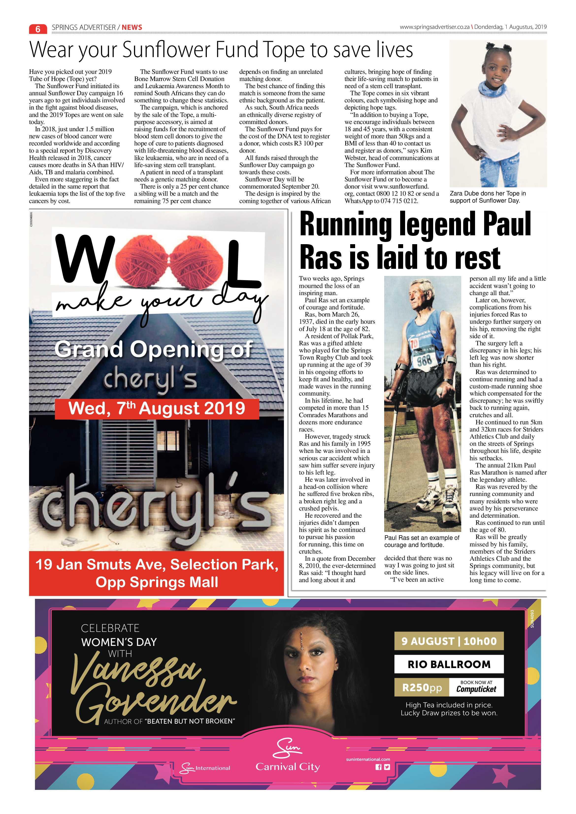 Springs Advertiser 01 August 2019 page 6