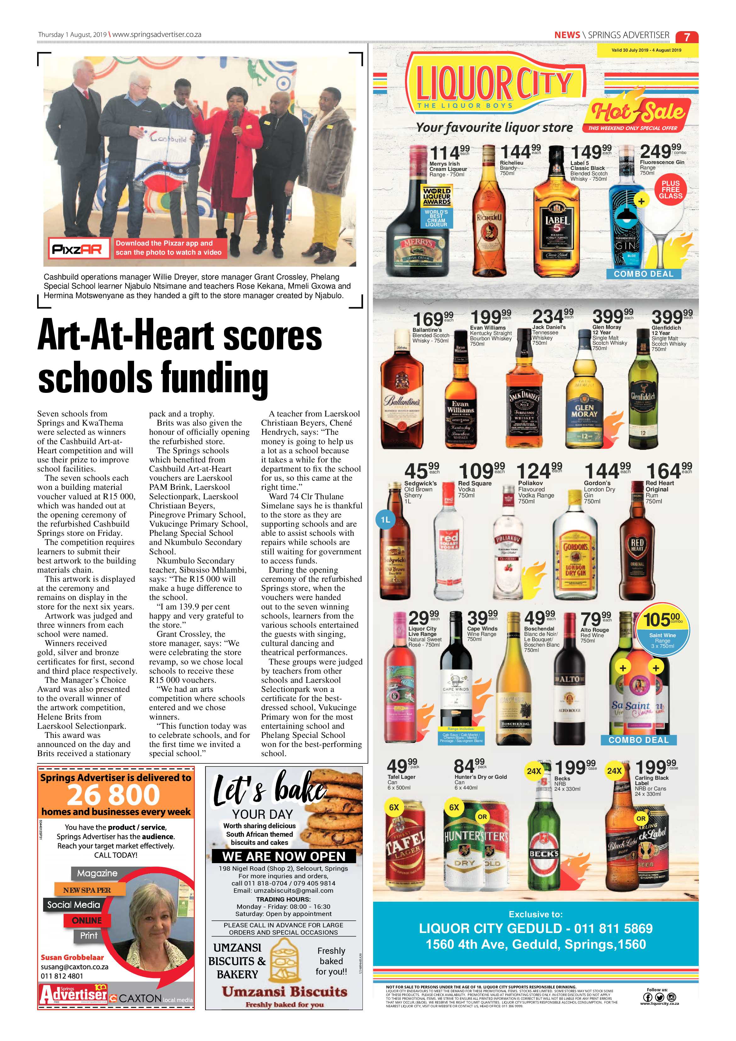Springs Advertiser 01 August 2019 page 7
