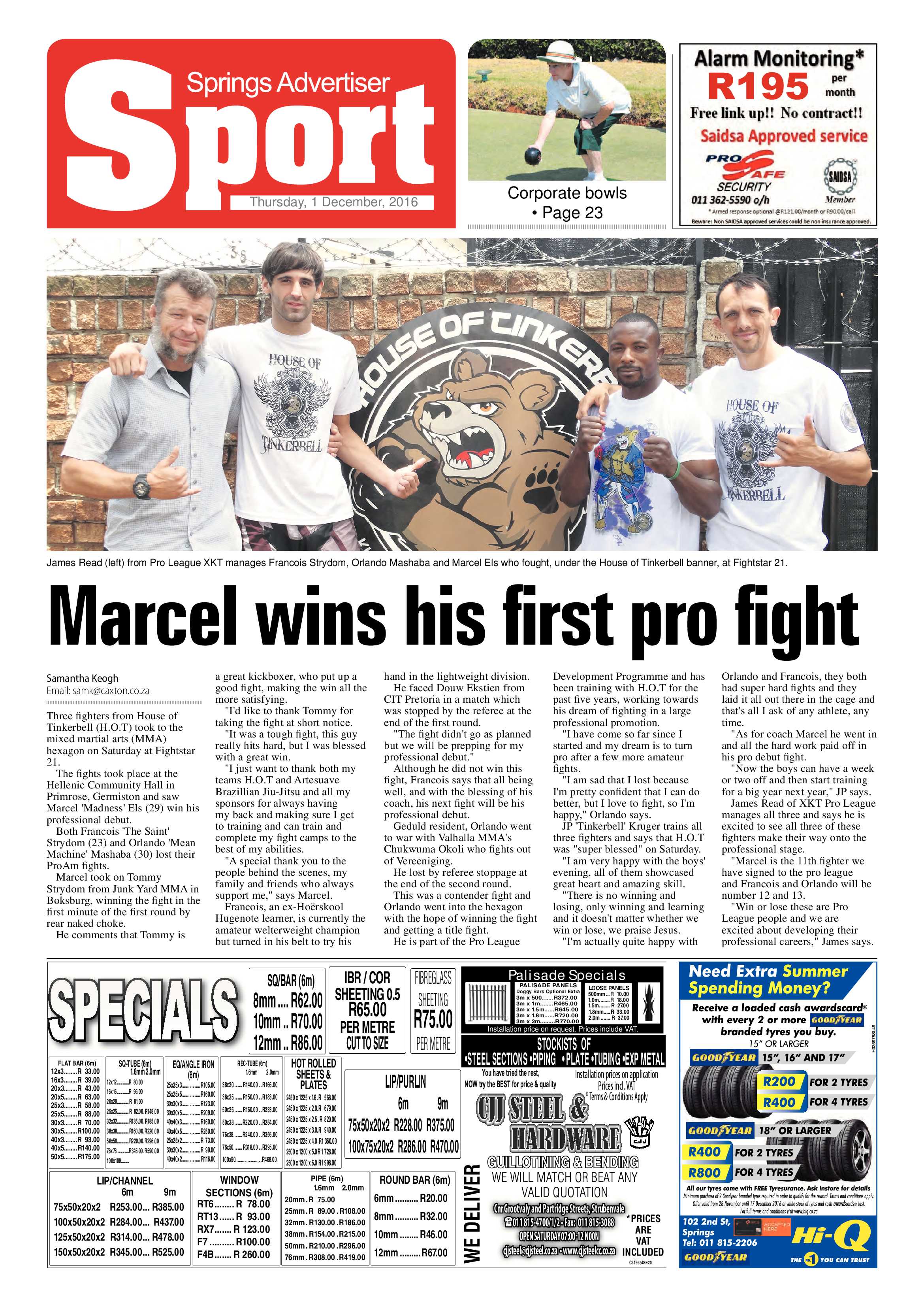 Springs Advertiser 01 December 2016 page 24