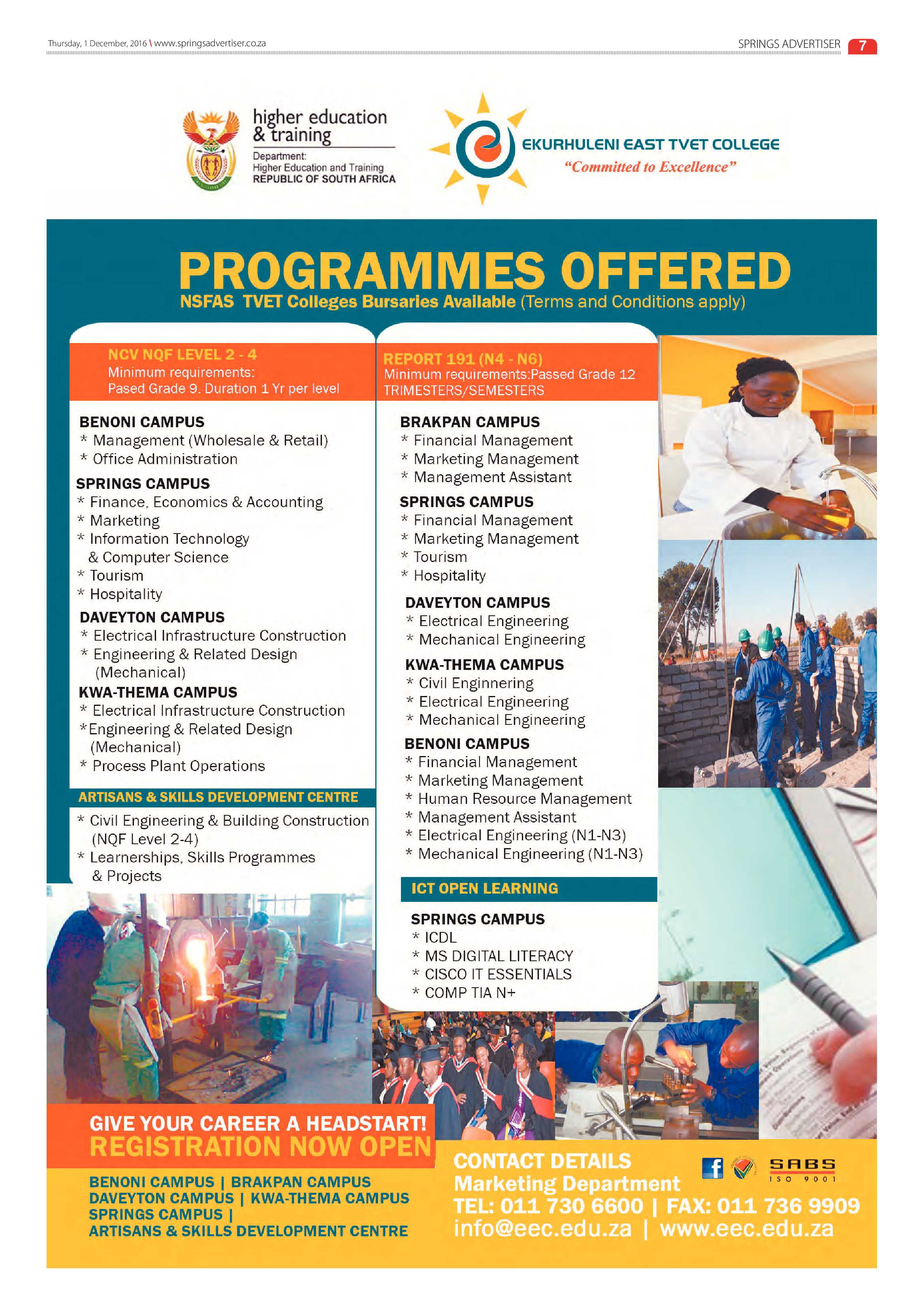 Springs Advertiser 01 December 2016 page 7