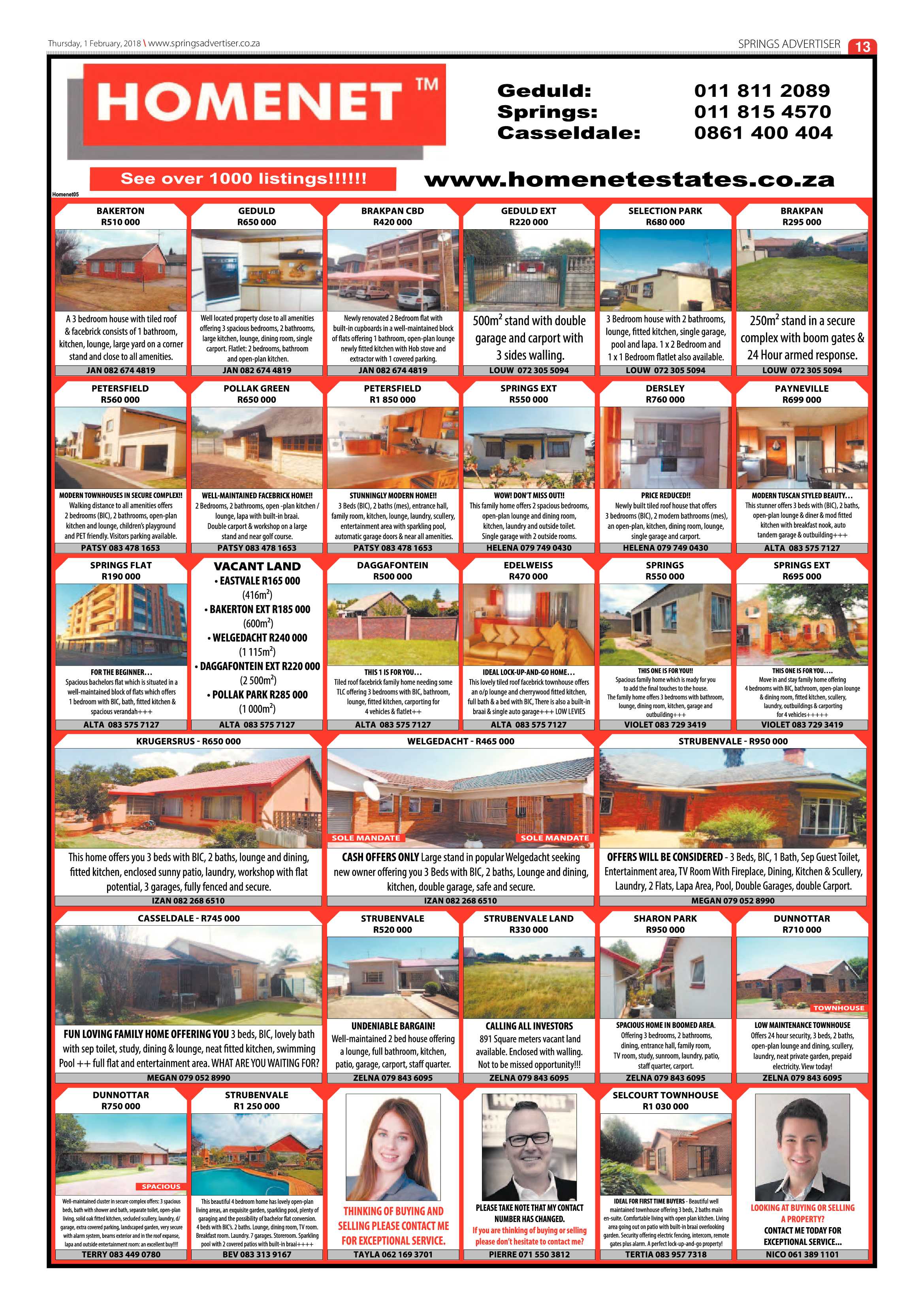 Springs Advertiser 01 February 2018 page 13