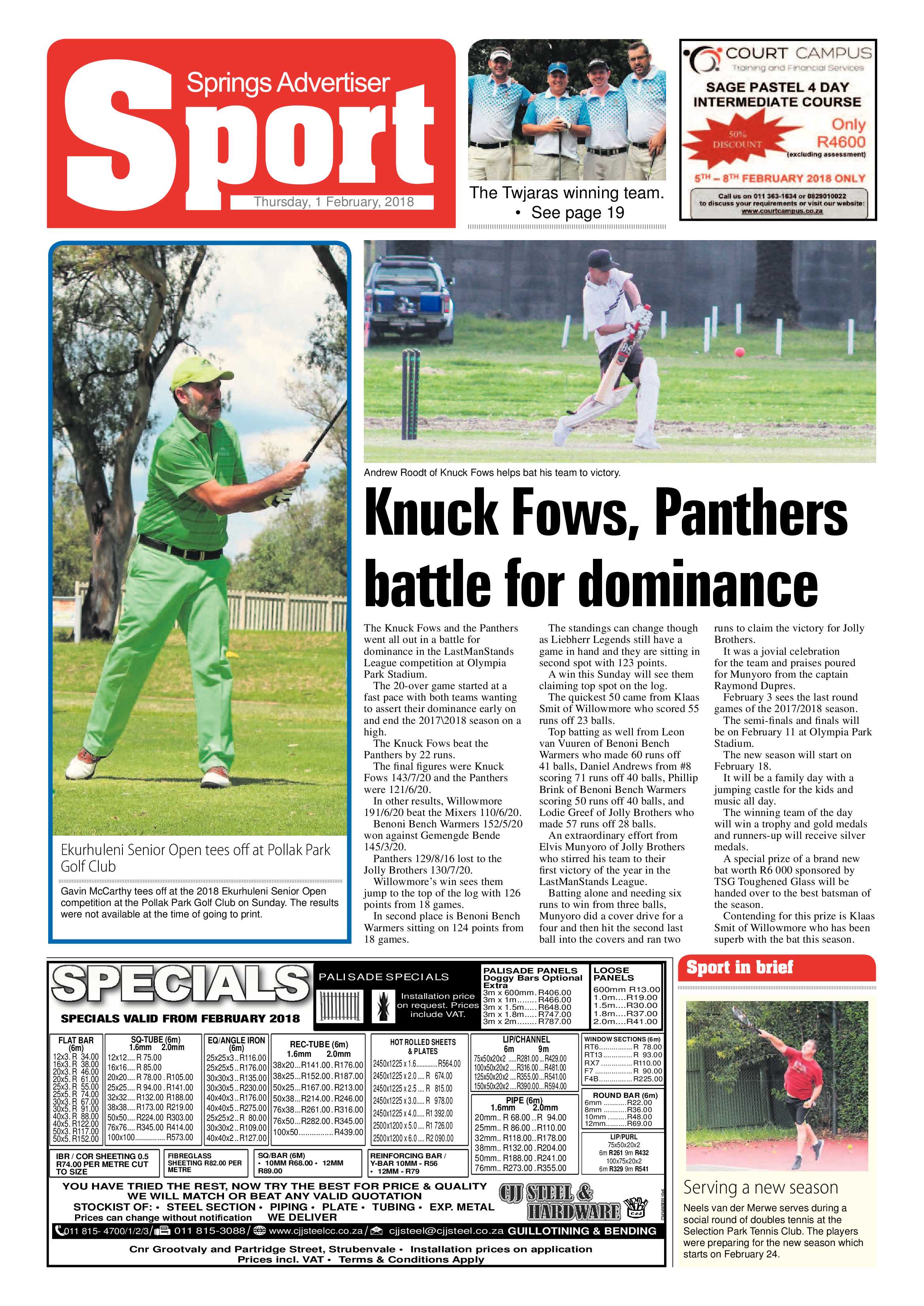 Springs Advertiser 01 February 2018 page 20