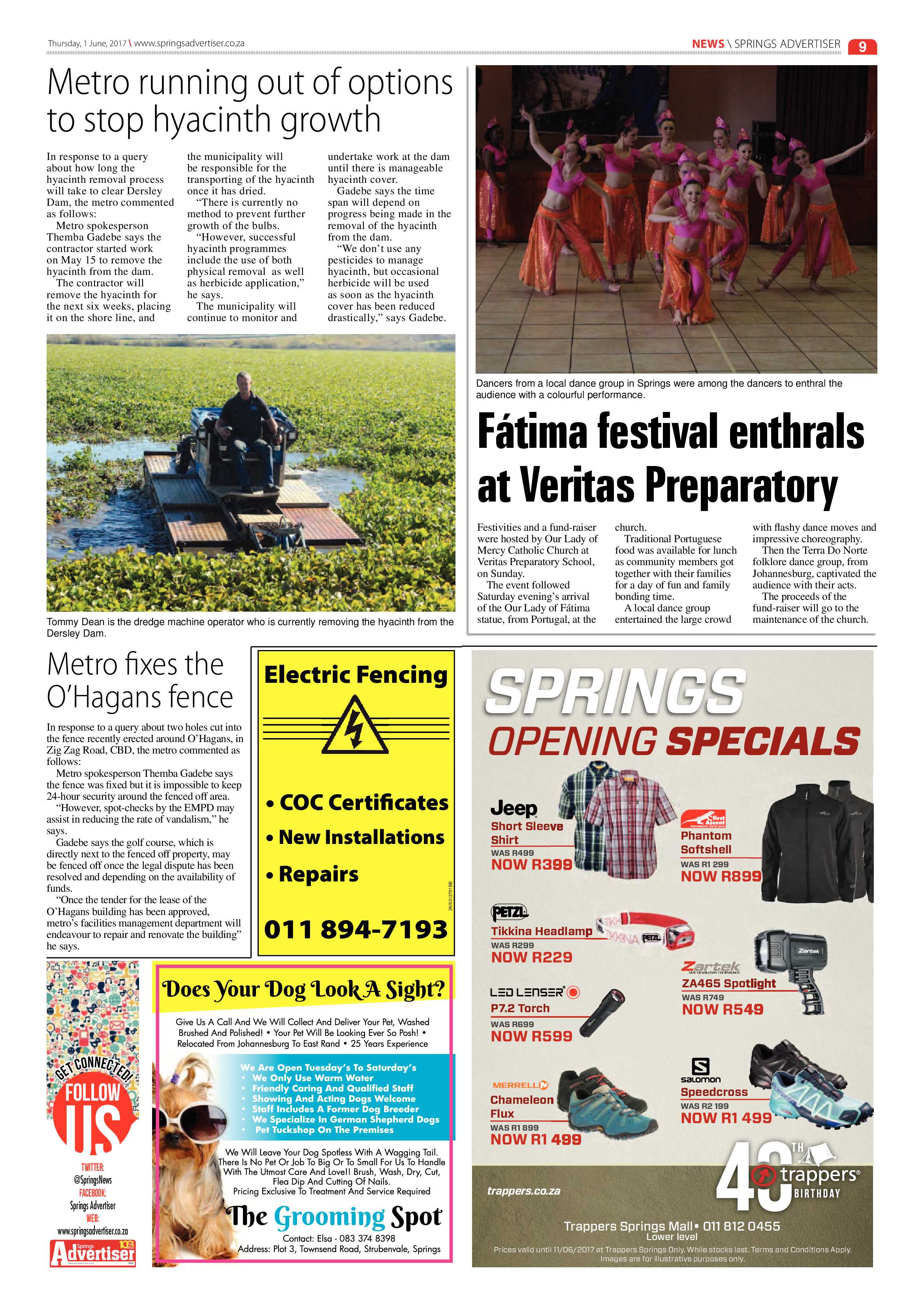 Springs Advertiser 01 June 2017 page 9