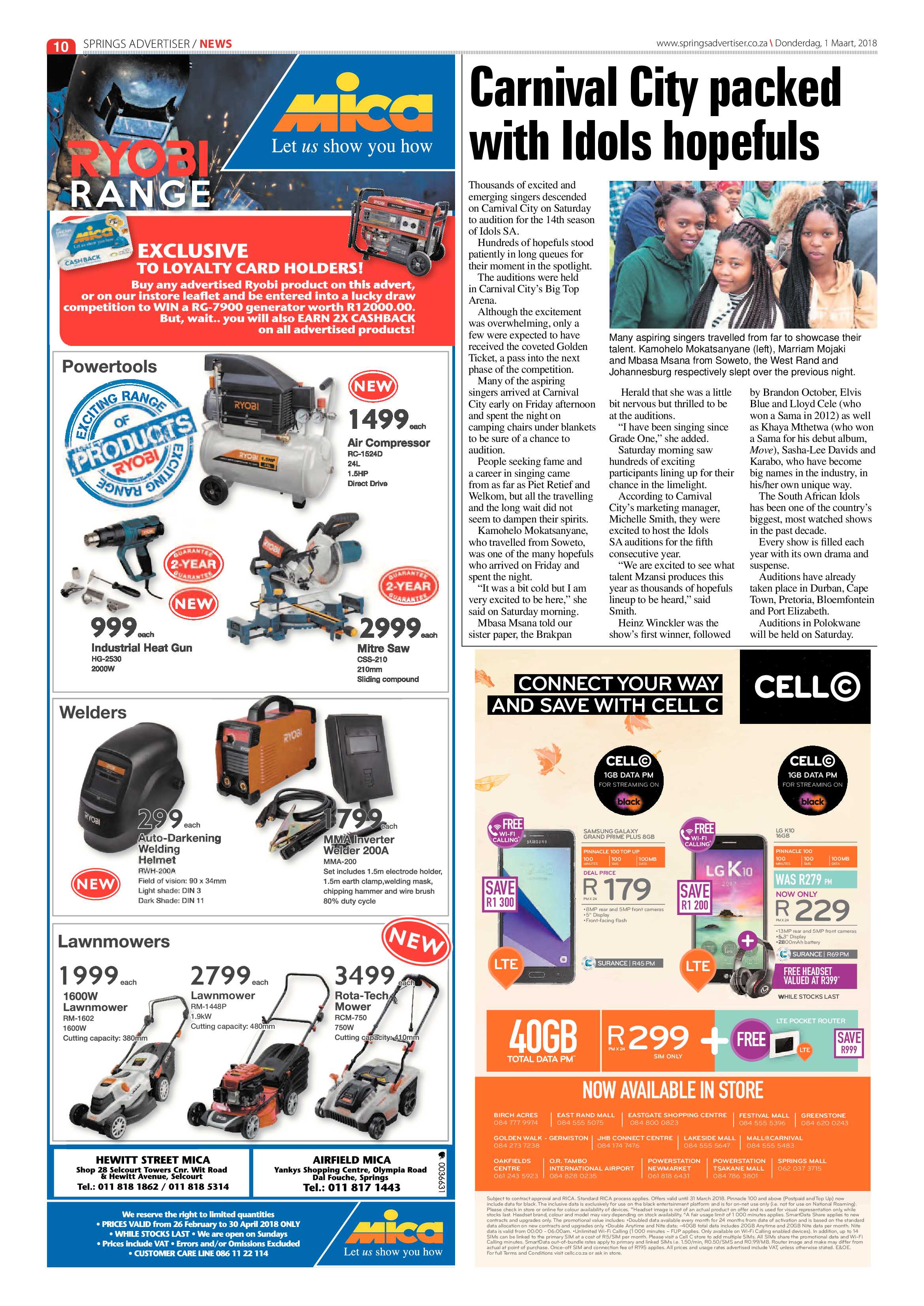 Springs Advertiser 01 March 2018 page 10
