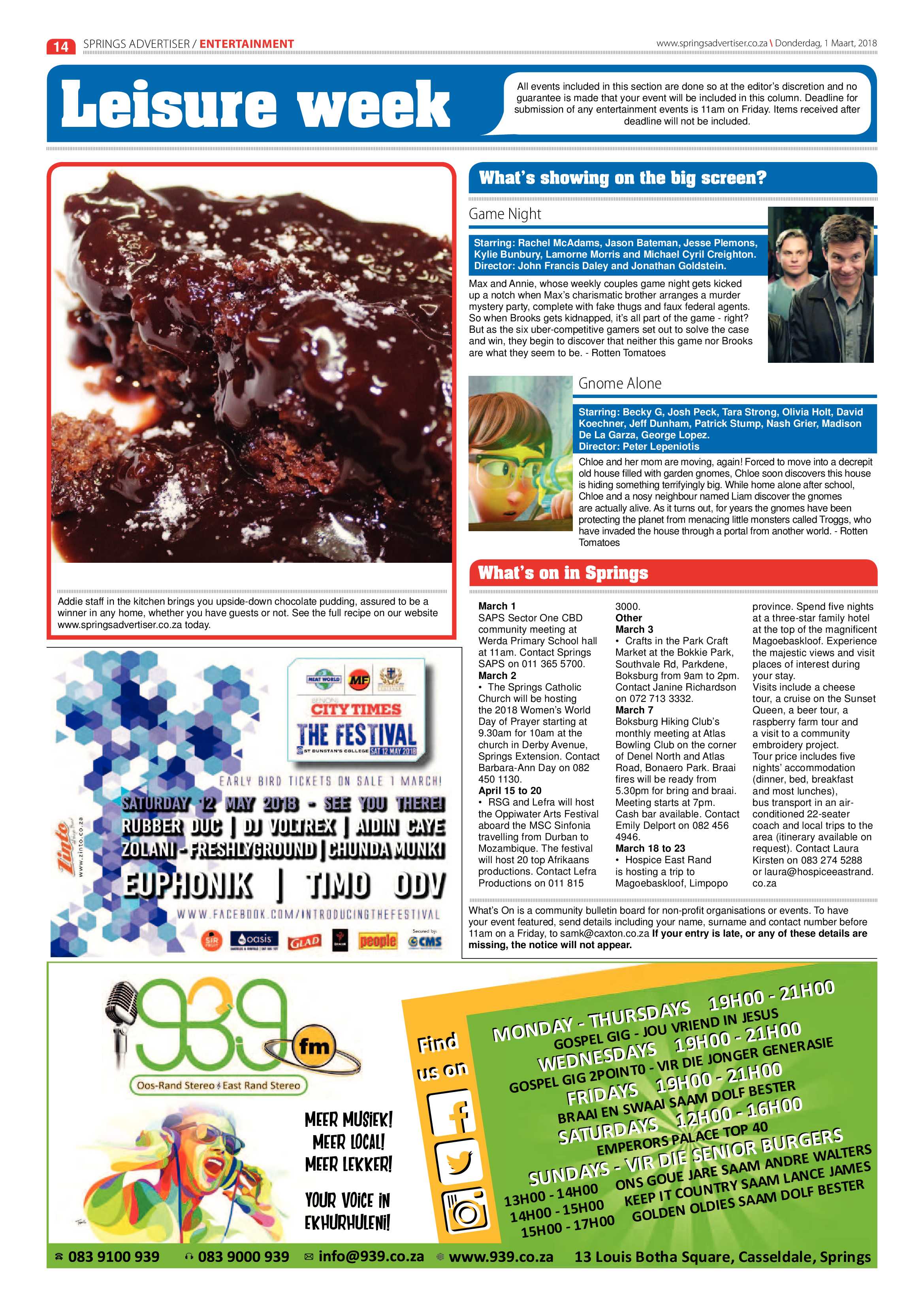 Springs Advertiser 01 March 2018 page 14
