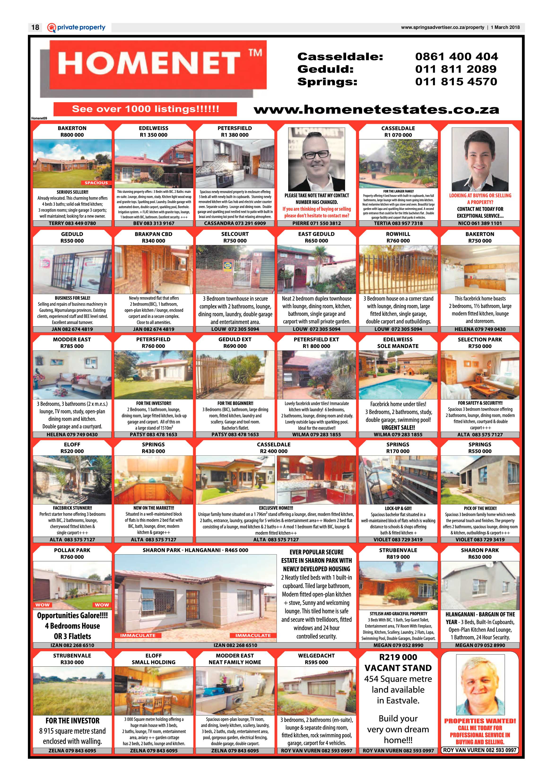 Springs Advertiser 01 March 2018 page 18