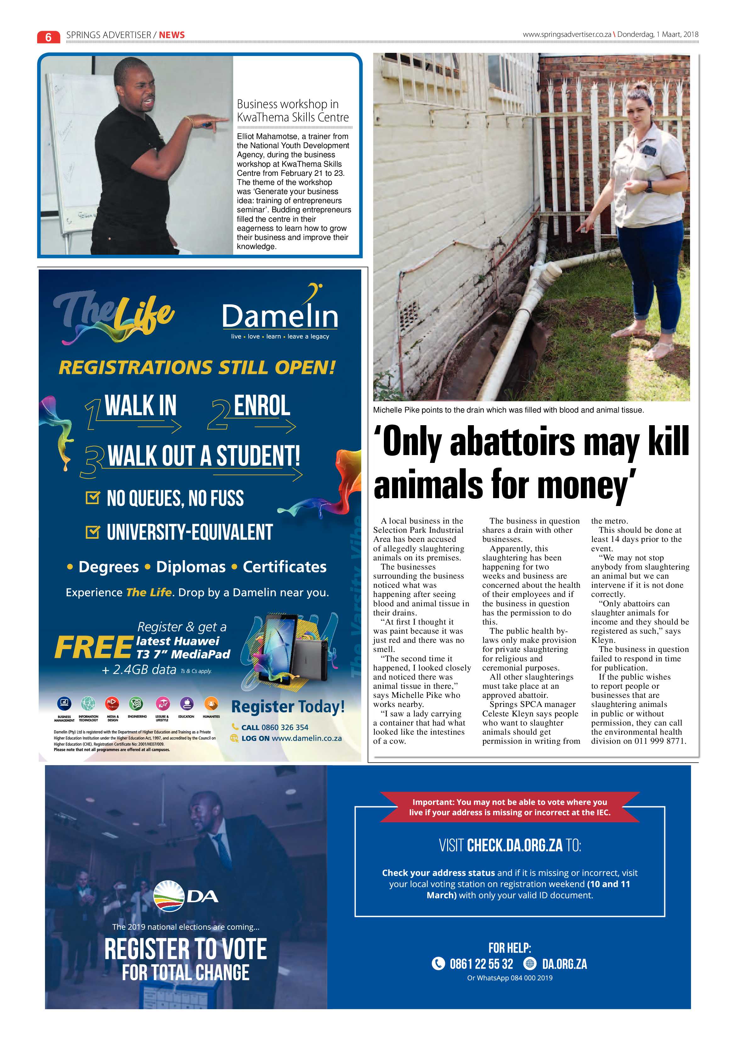 Springs Advertiser 01 March 2018 page 6