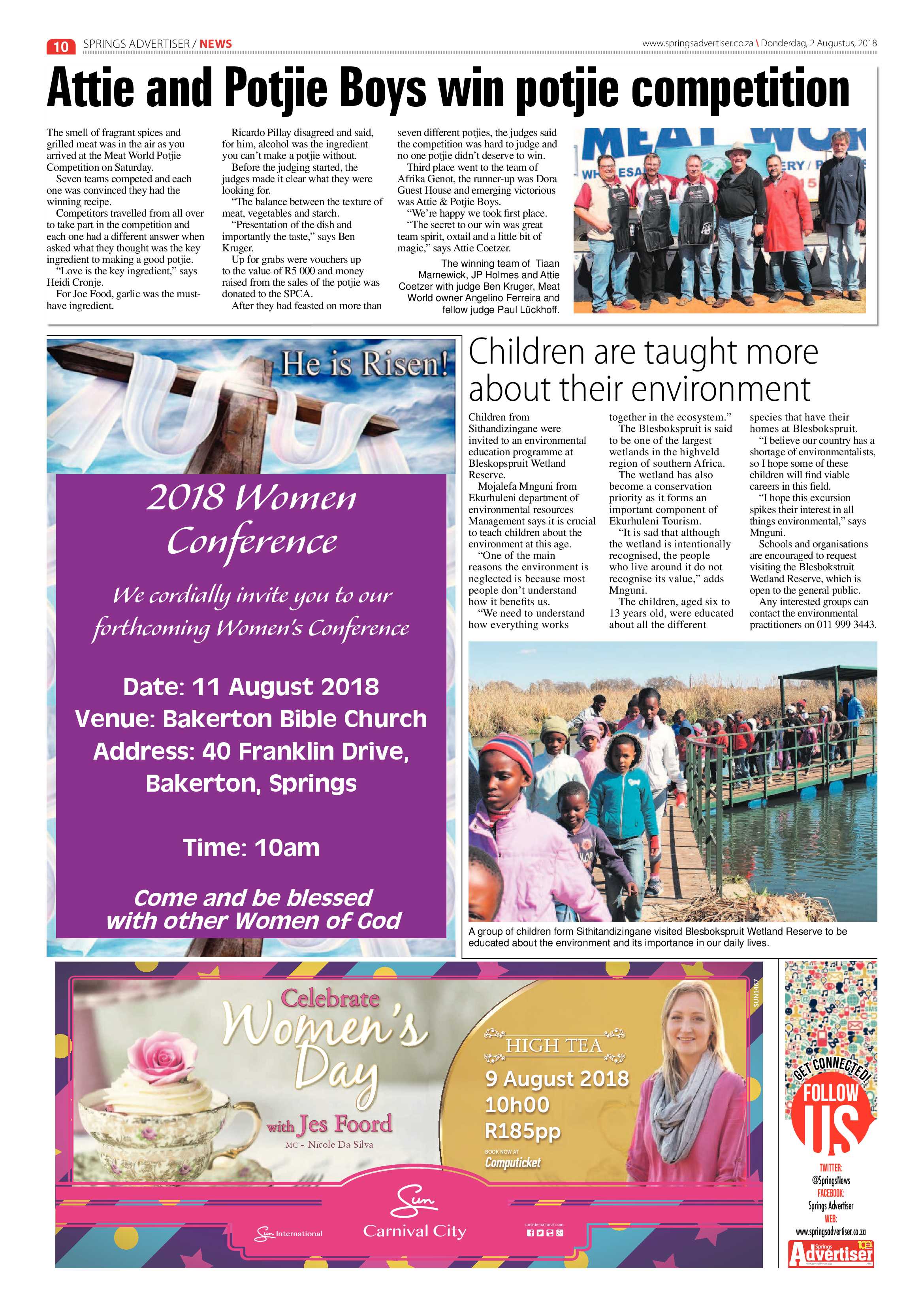Springs Advertiser 02 August 2018 page 10