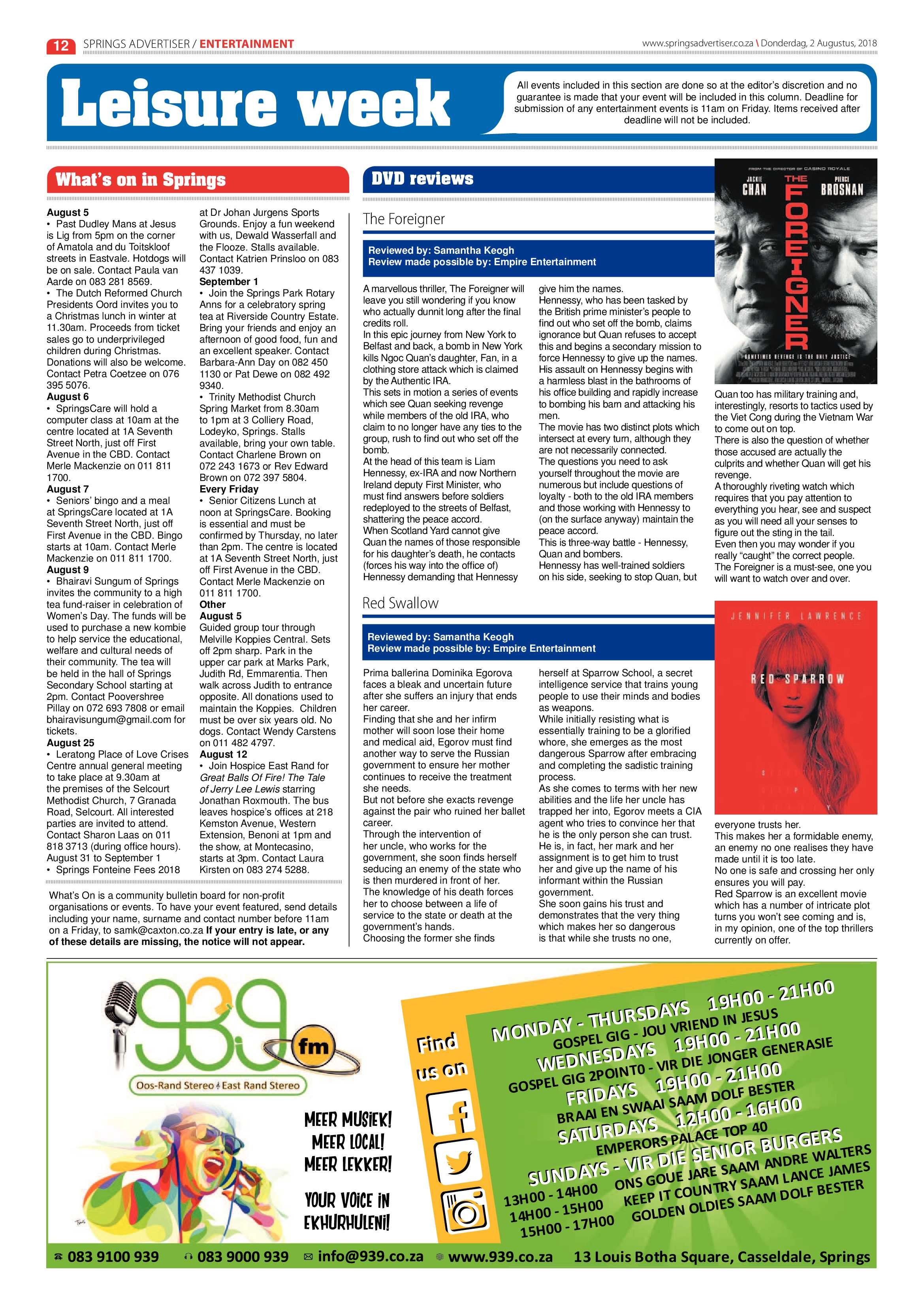 Springs Advertiser 02 August 2018 page 12