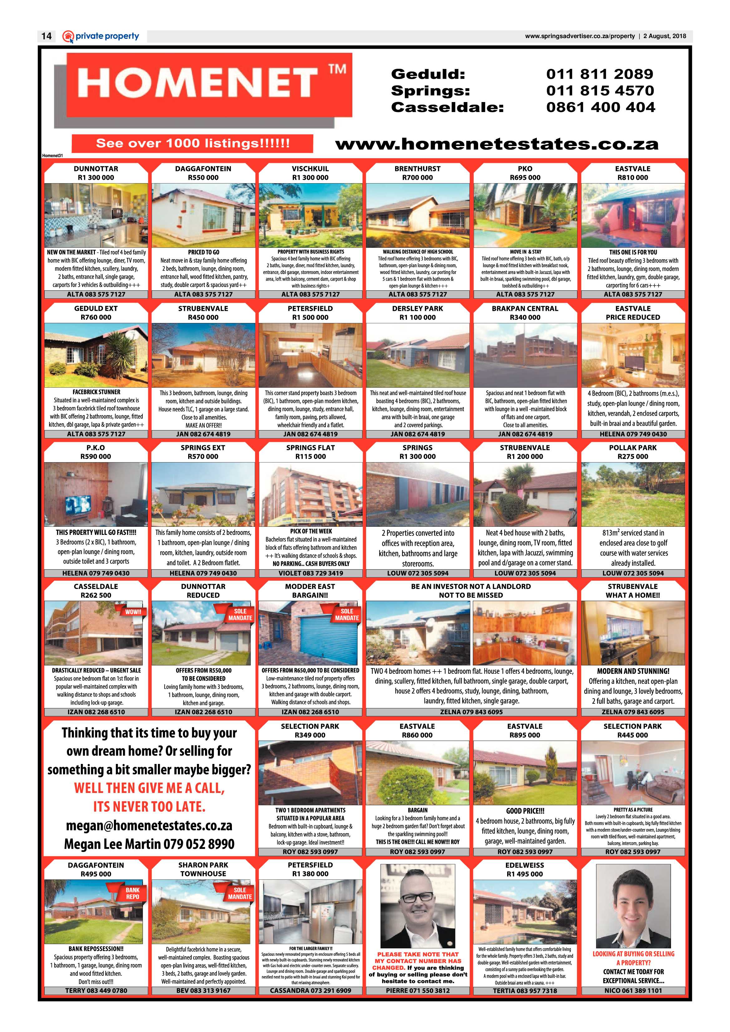 Springs Advertiser 02 August 2018 page 14