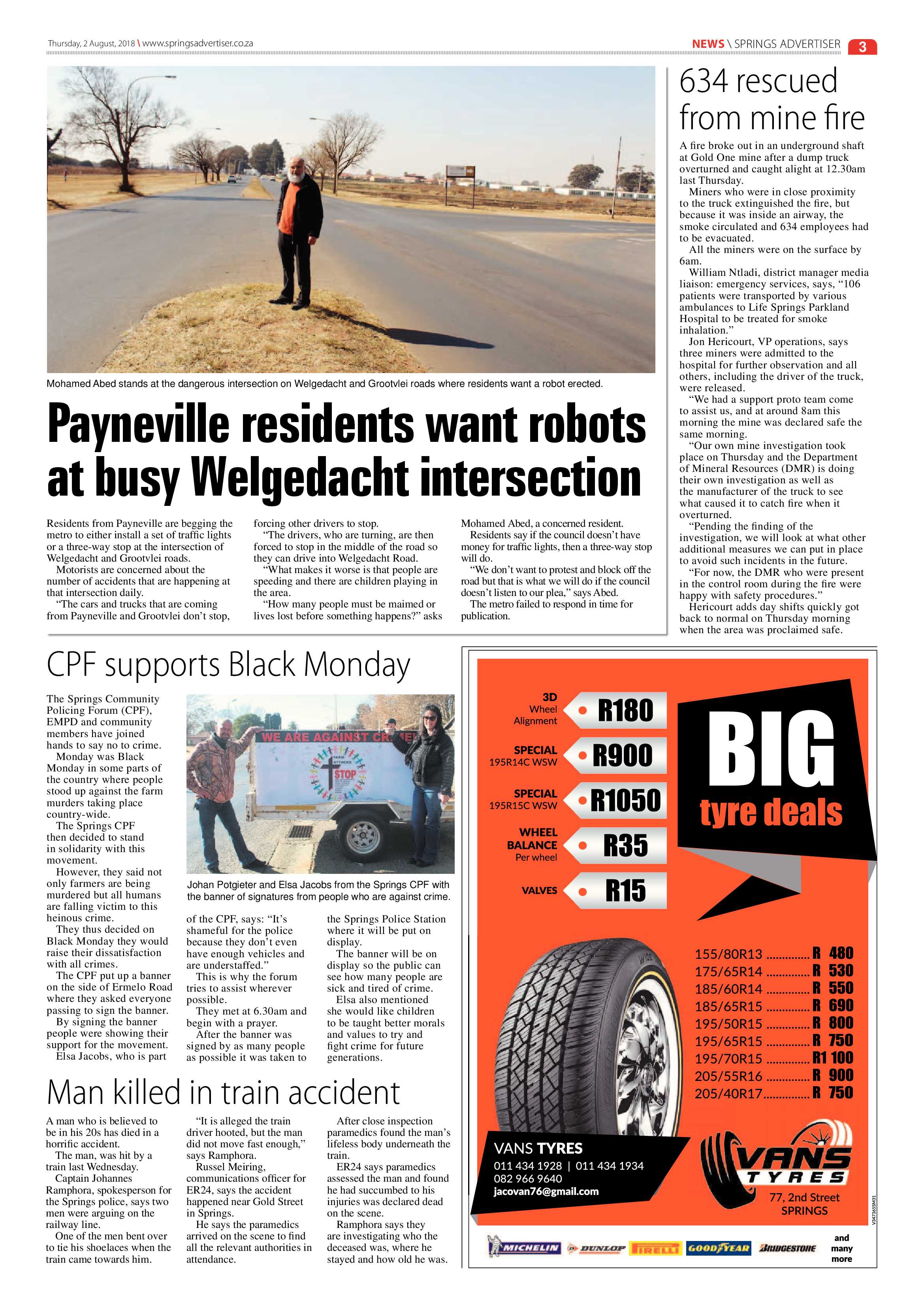 Springs Advertiser 02 August 2018 page 3