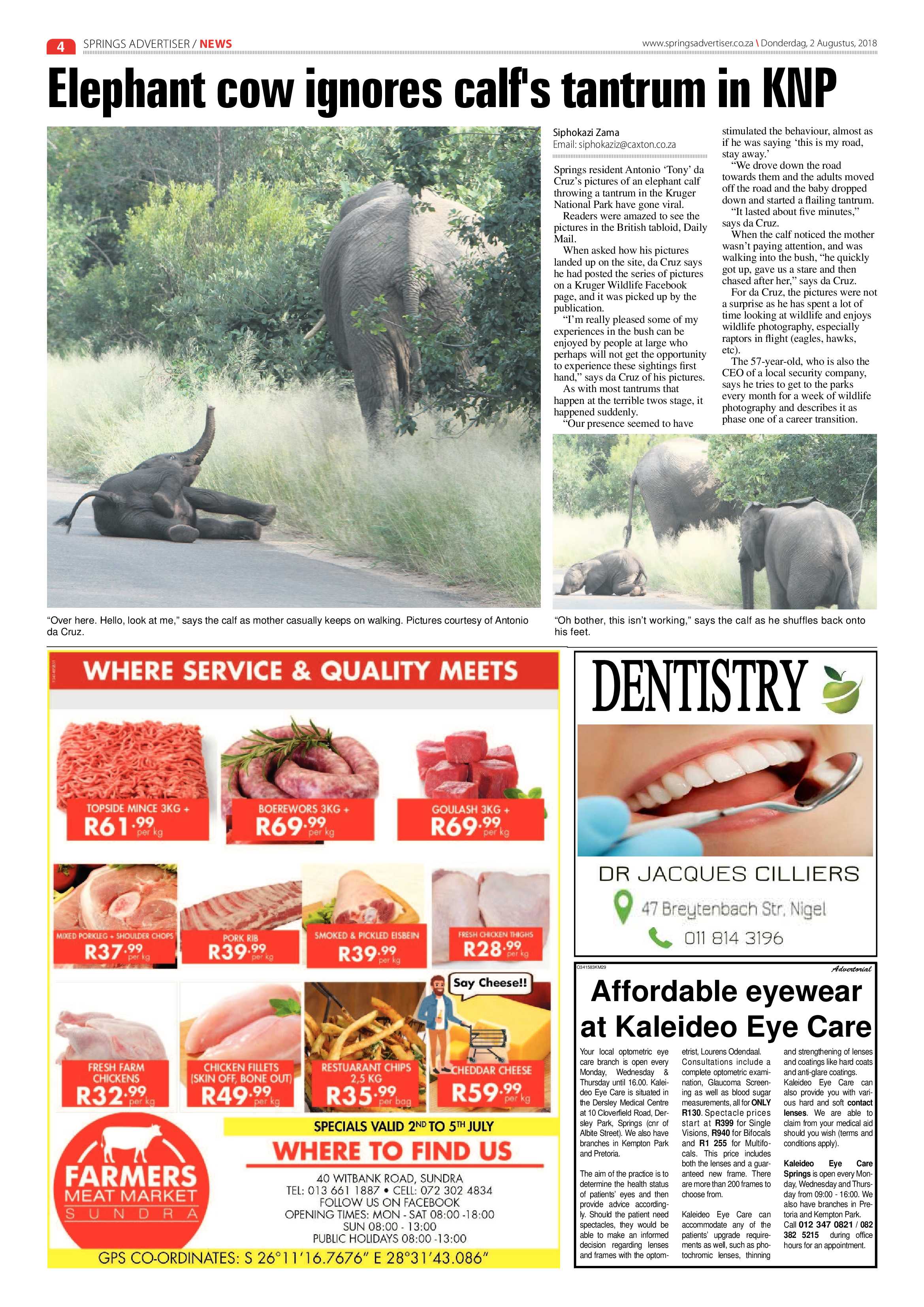 Springs Advertiser 02 August 2018 page 4