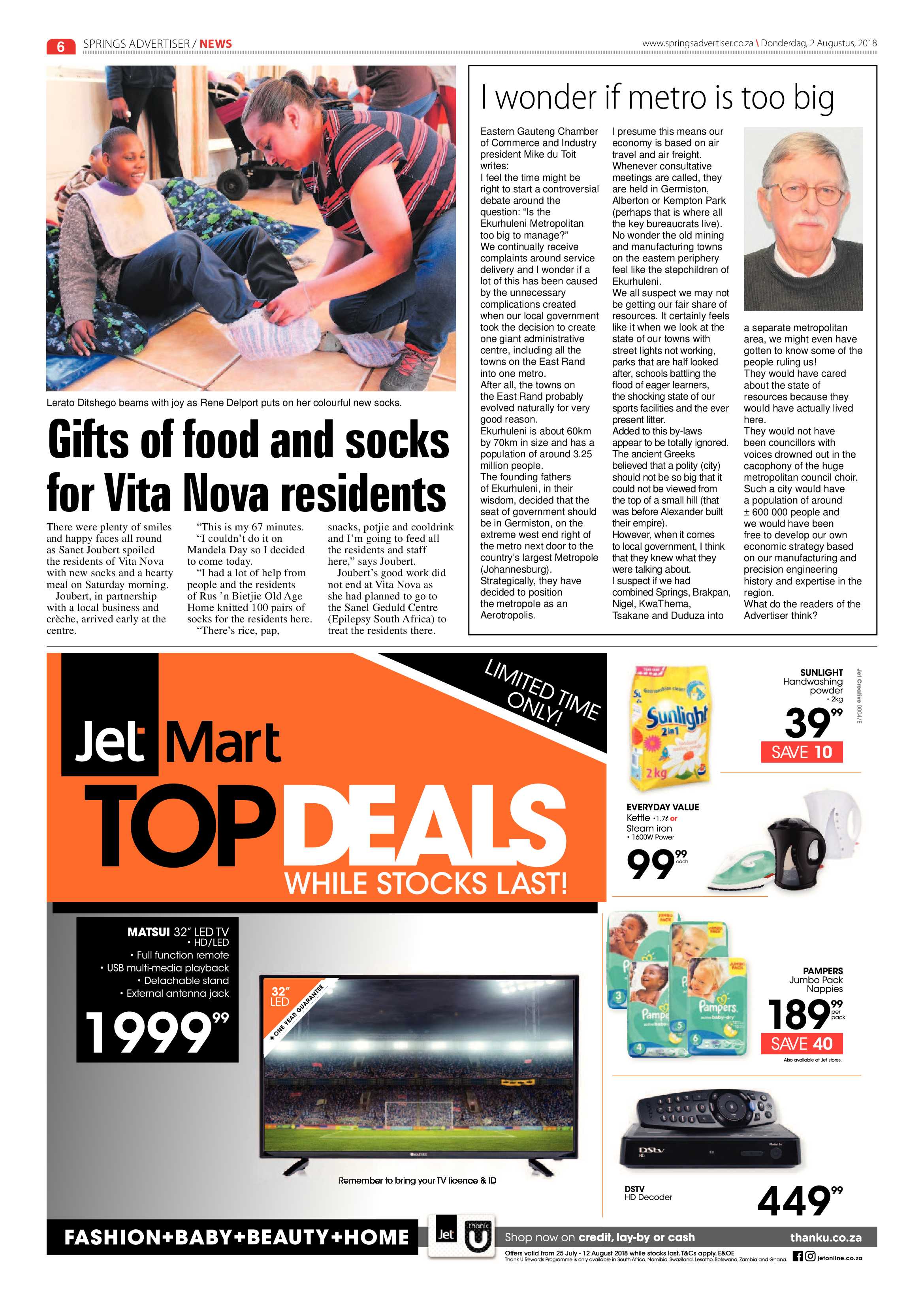 Springs Advertiser 02 August 2018 page 6