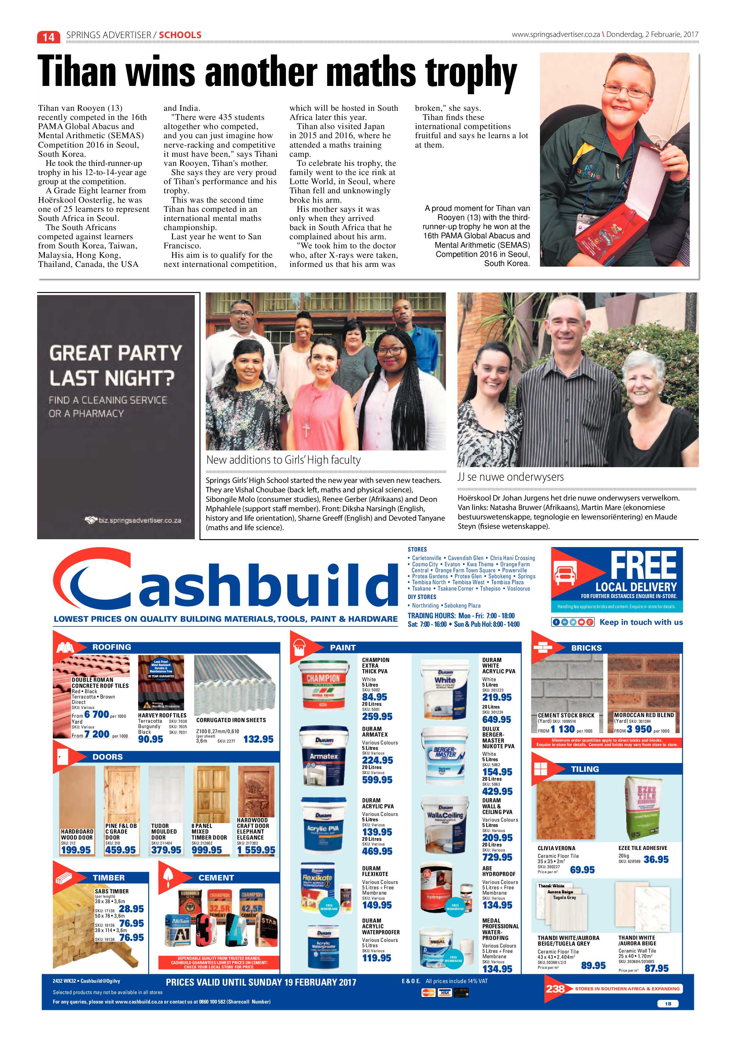 Springs Advertiser 02 February 2017 page 14