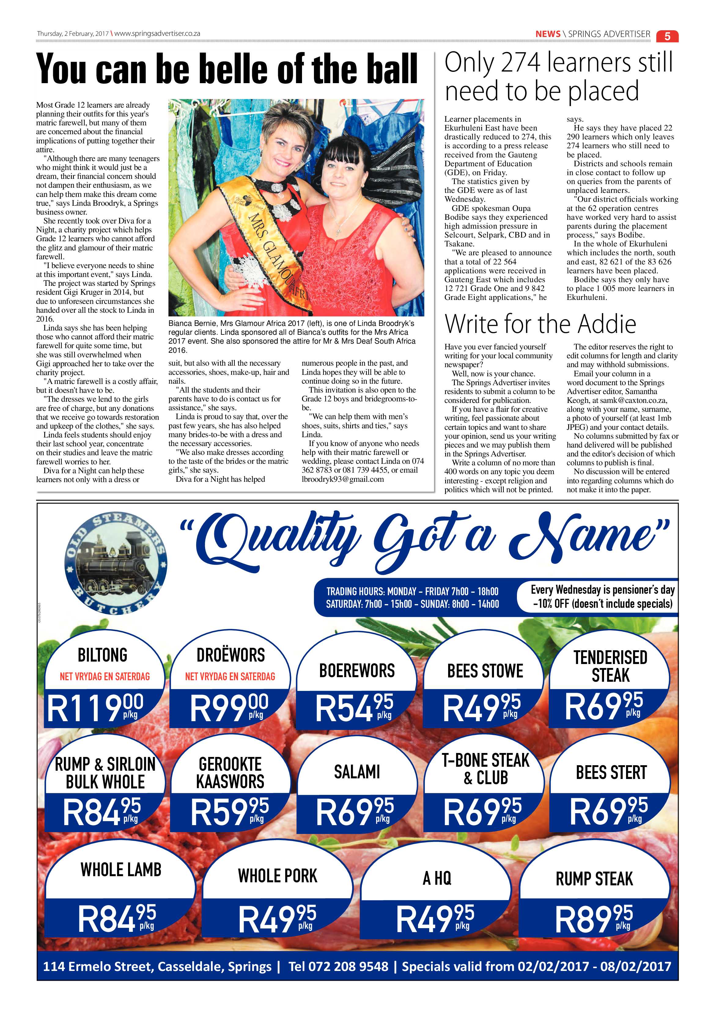 Springs Advertiser 02 February 2017 page 5