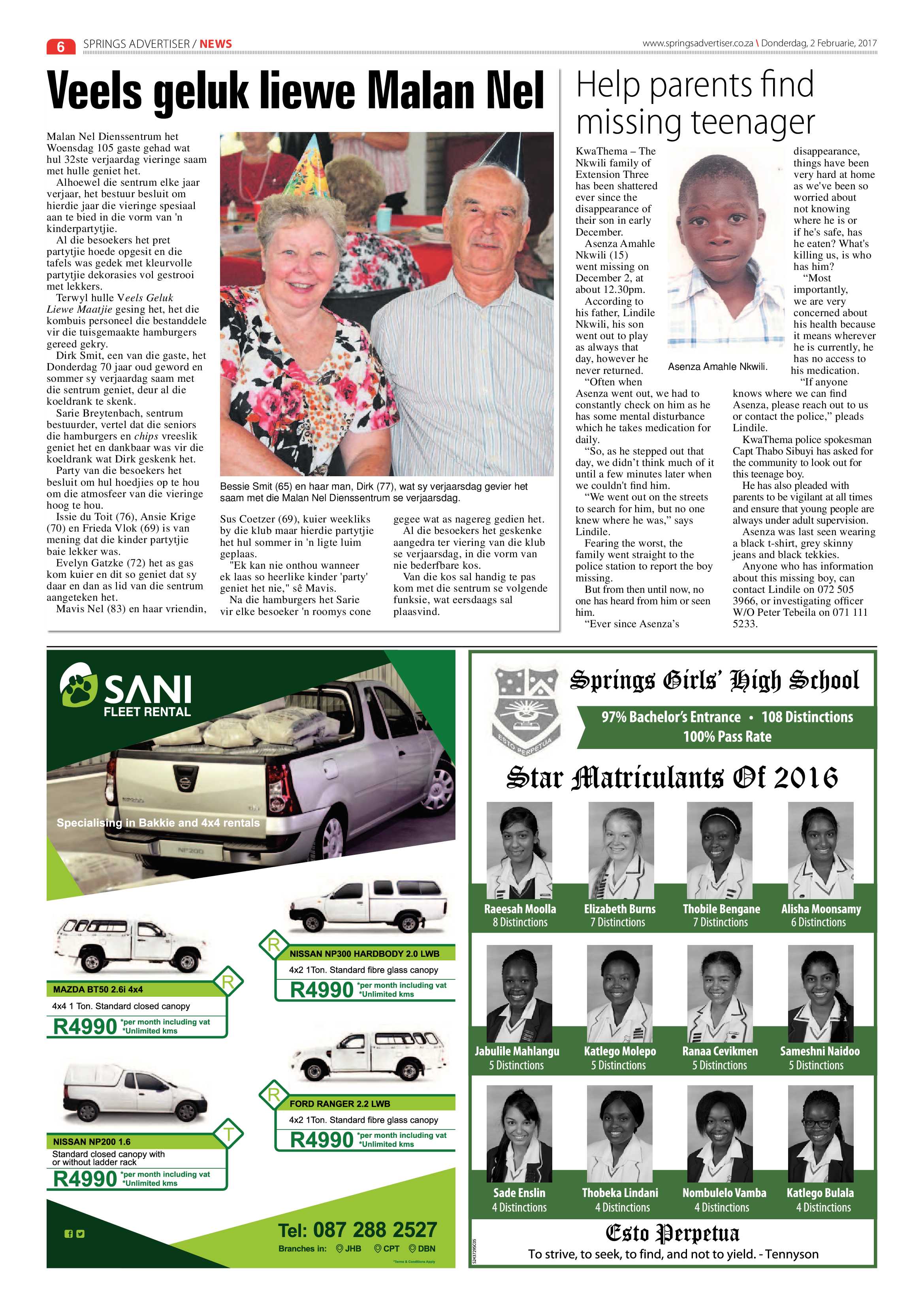 Springs Advertiser 02 February 2017 page 6