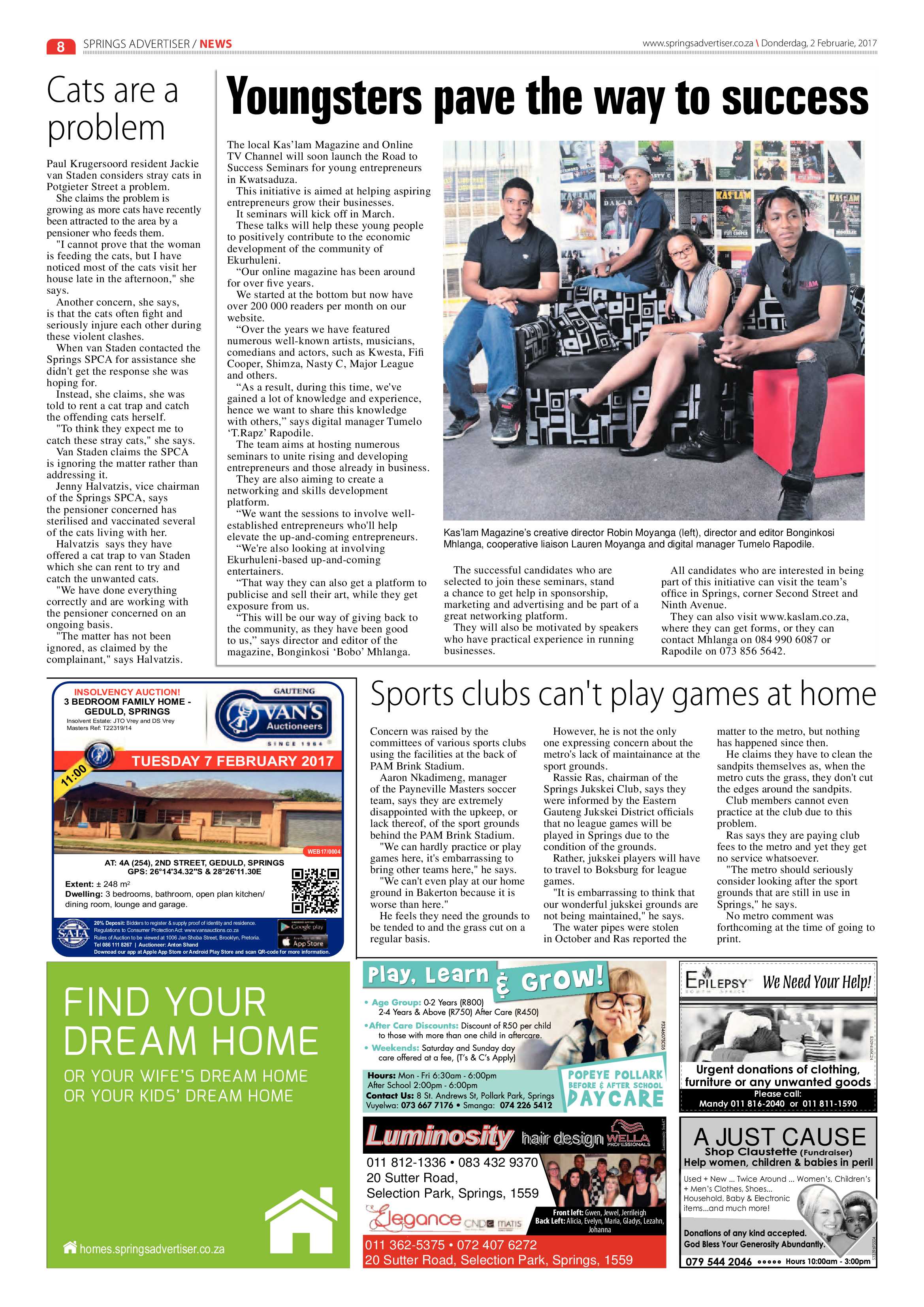 Springs Advertiser 02 February 2017 page 8