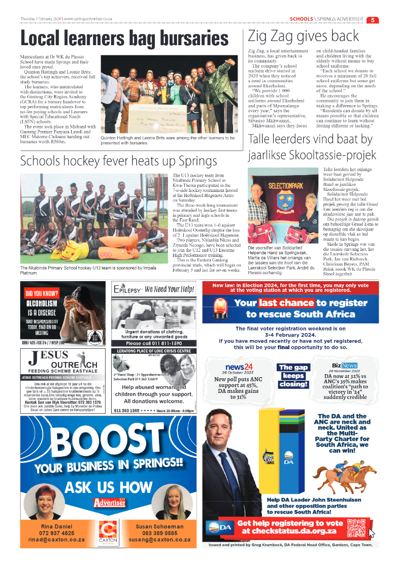 Springs Advertiser 02 February 2024 page 5