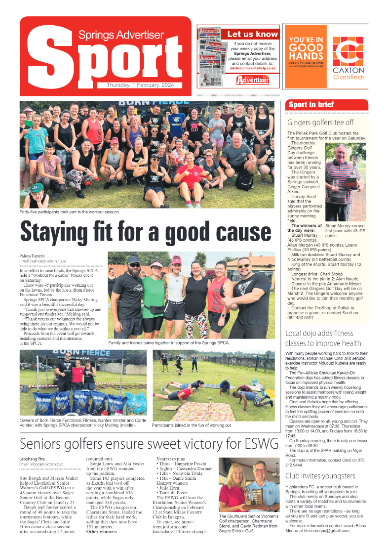 Springs Advertiser 02 February 2024 page 8