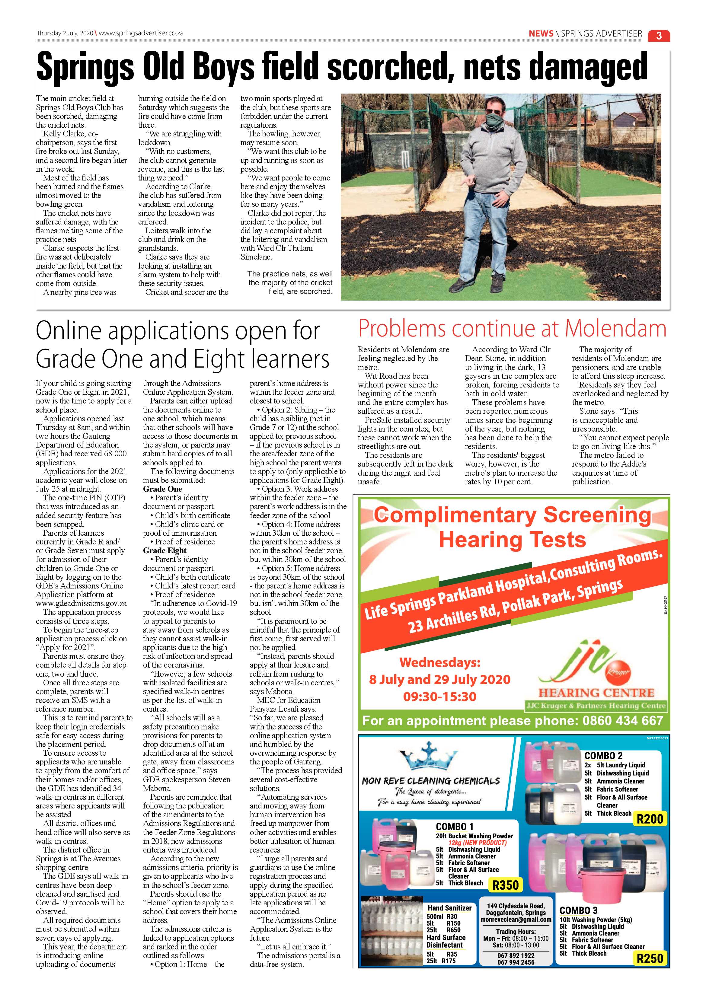 Springs Advertiser 02 June 2020 page 3