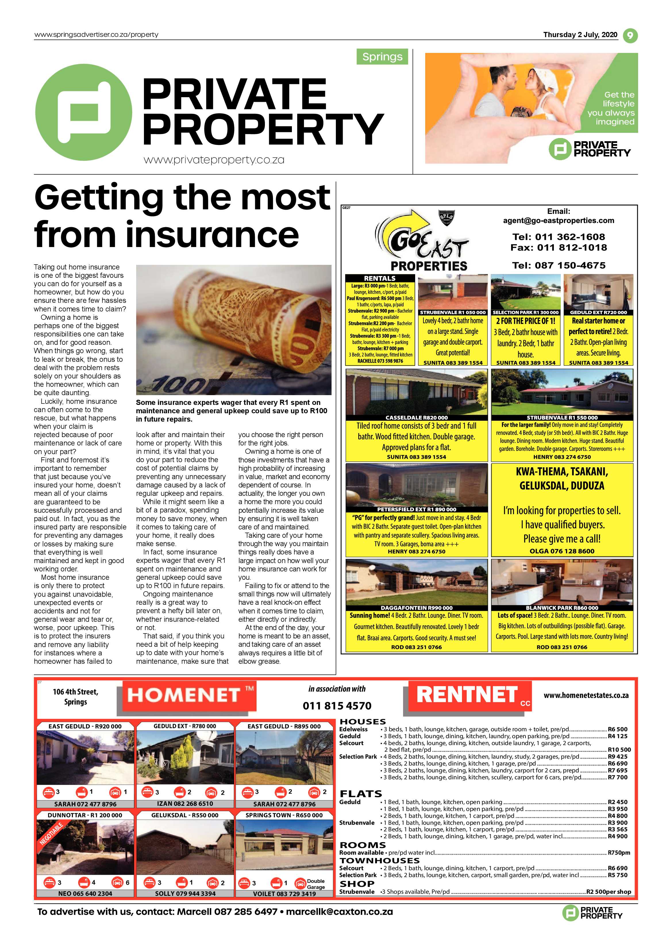Springs Advertiser 02 June 2020 page 9