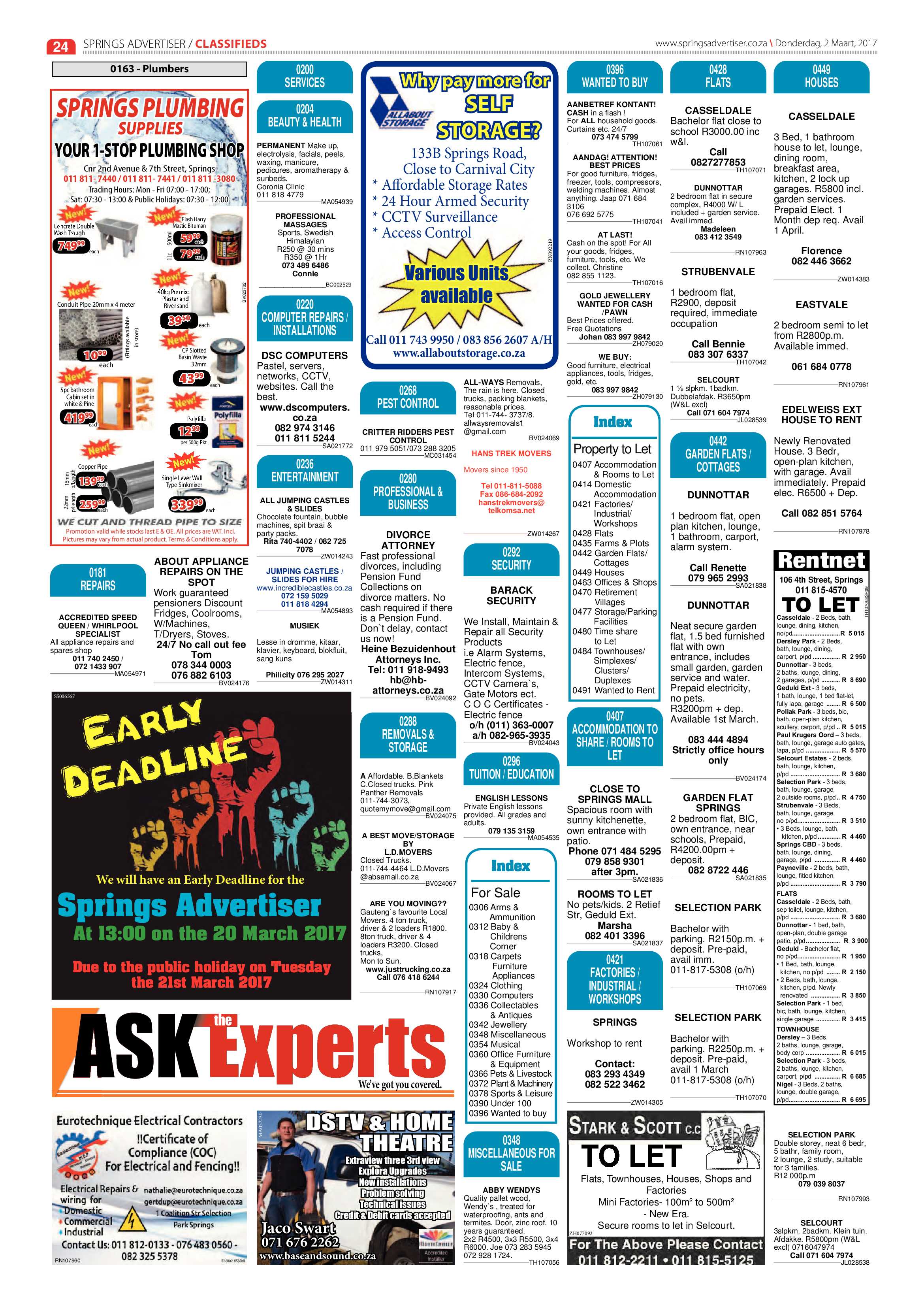 Springs Advertiser 02 March 2017 page 24