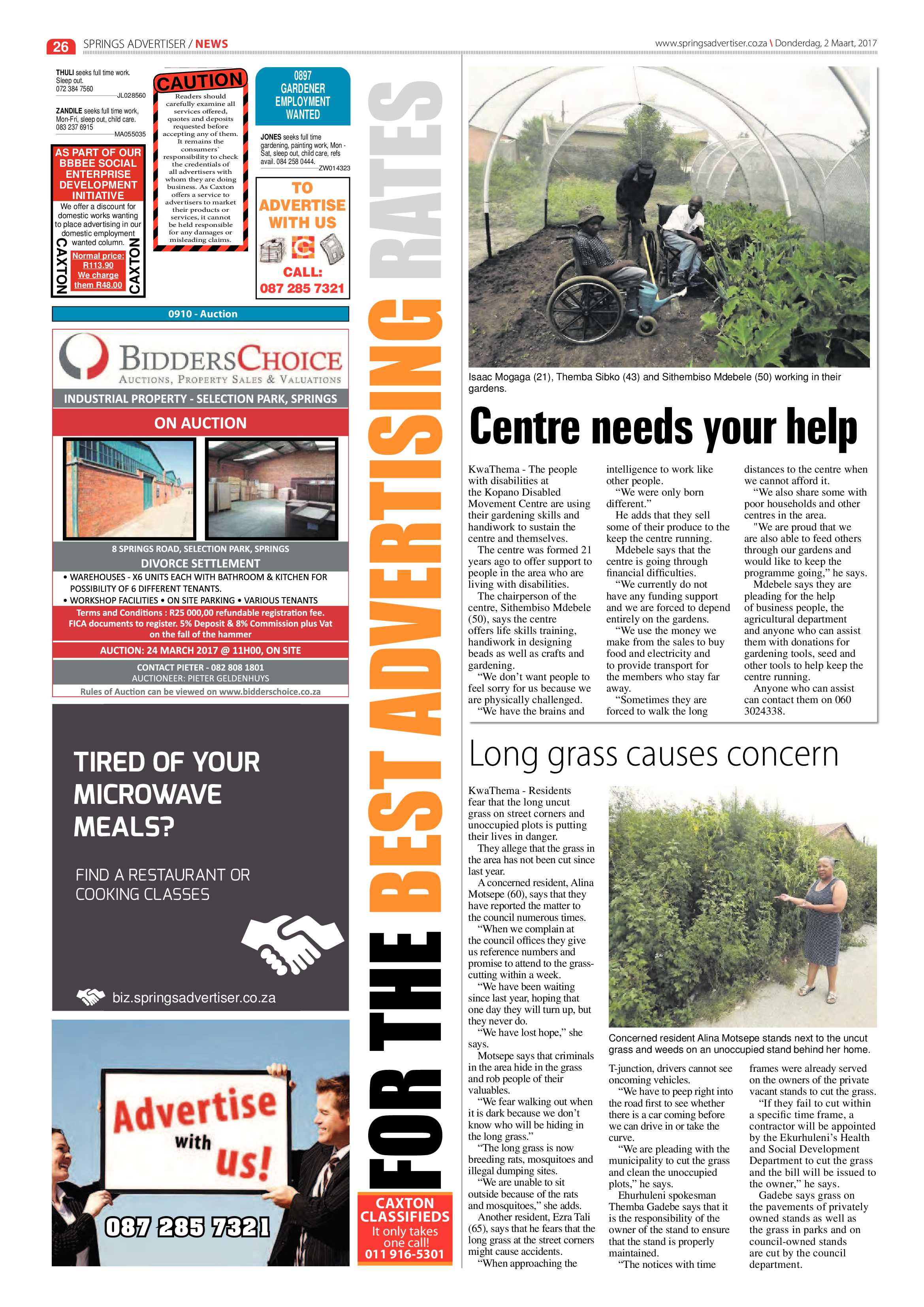 Springs Advertiser 02 March 2017 page 26