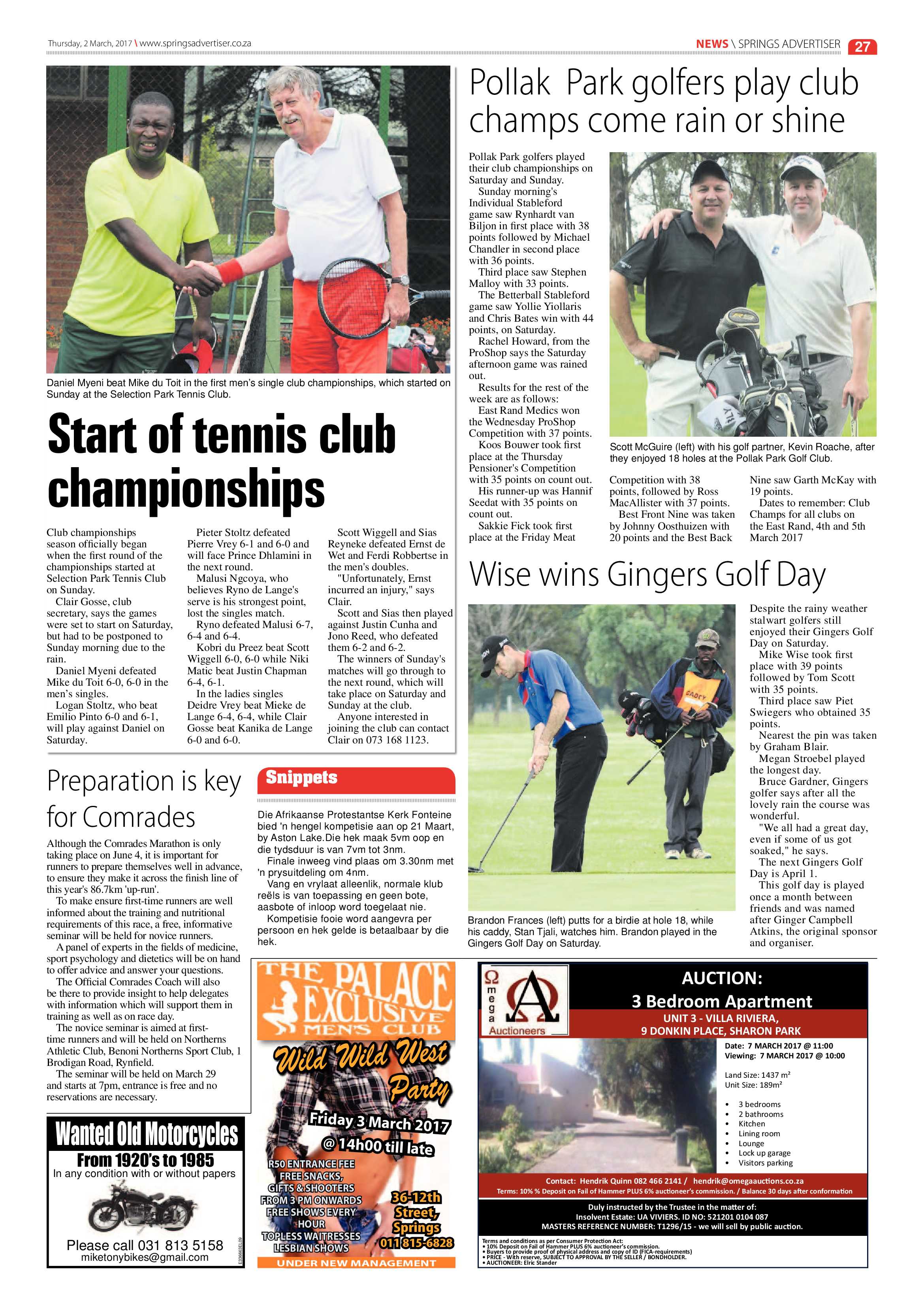 Springs Advertiser 02 March 2017 page 27