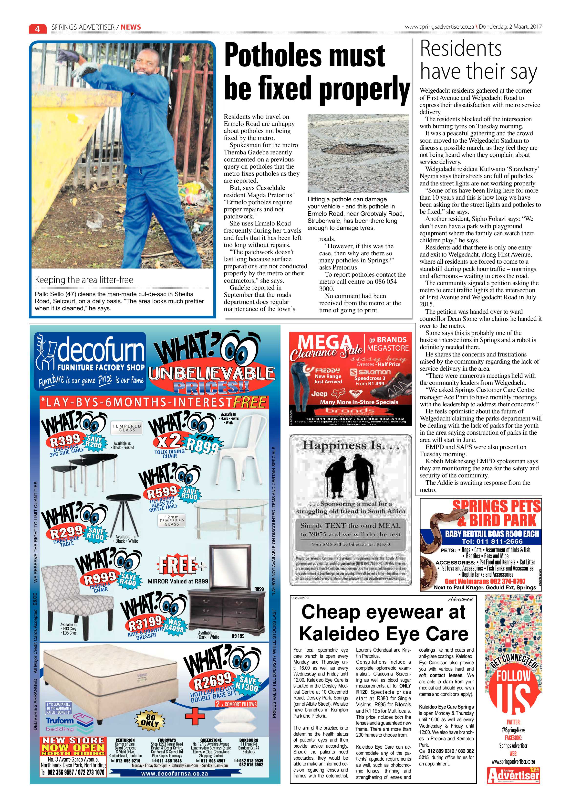 Springs Advertiser 02 March 2017 page 4