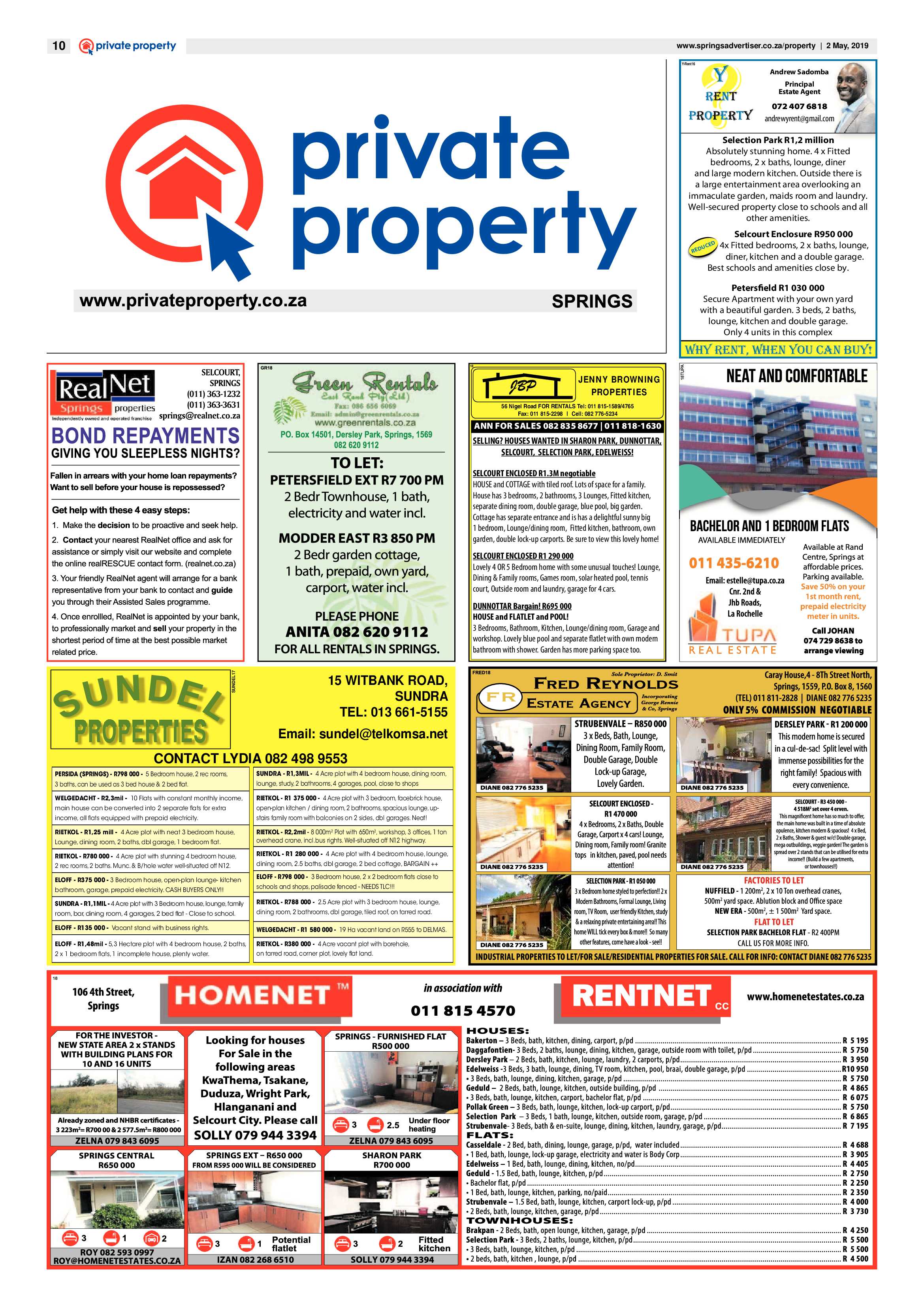Springs Advertiser 02 May 2019 page 10