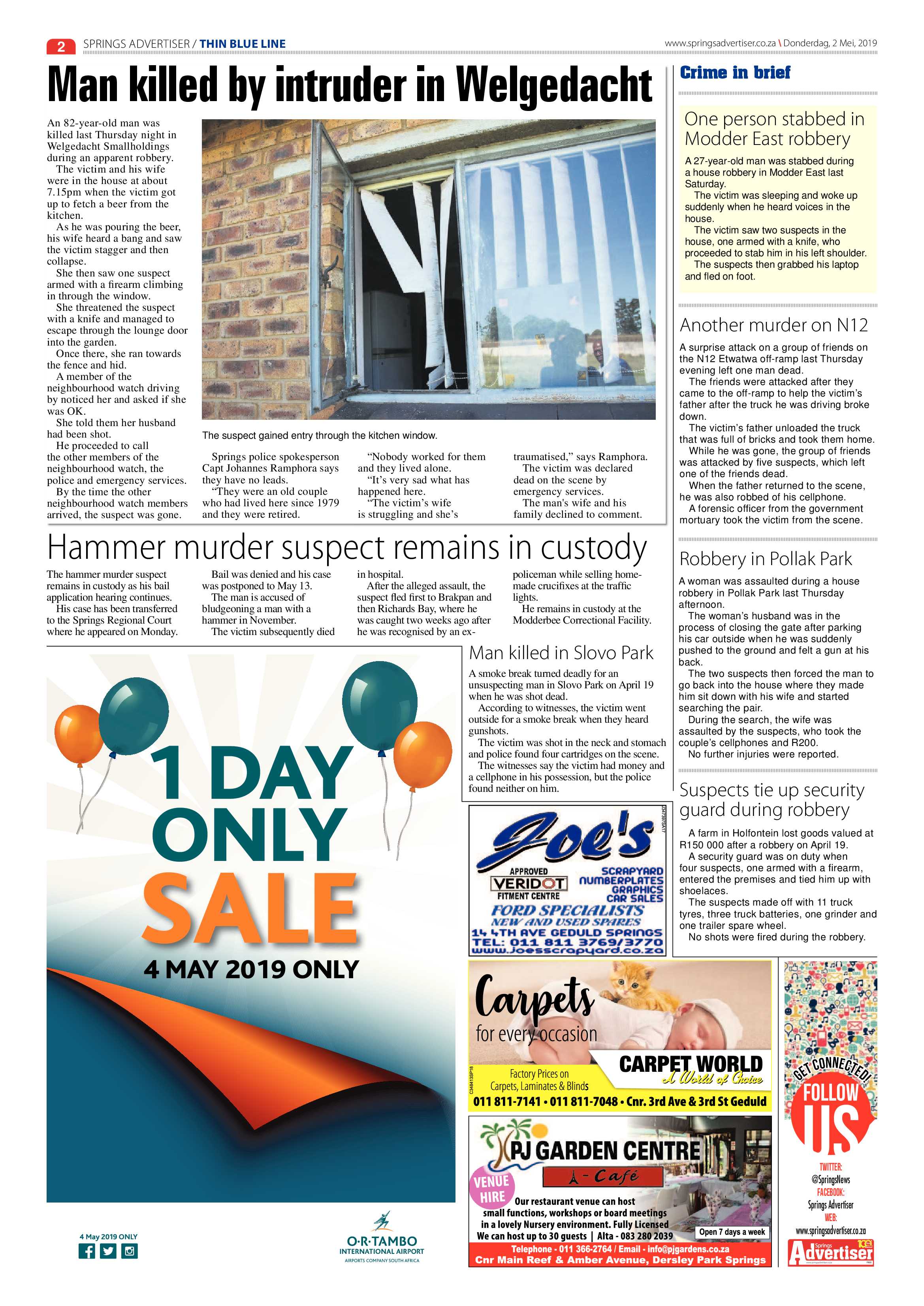 Springs Advertiser 02 May 2019 page 2