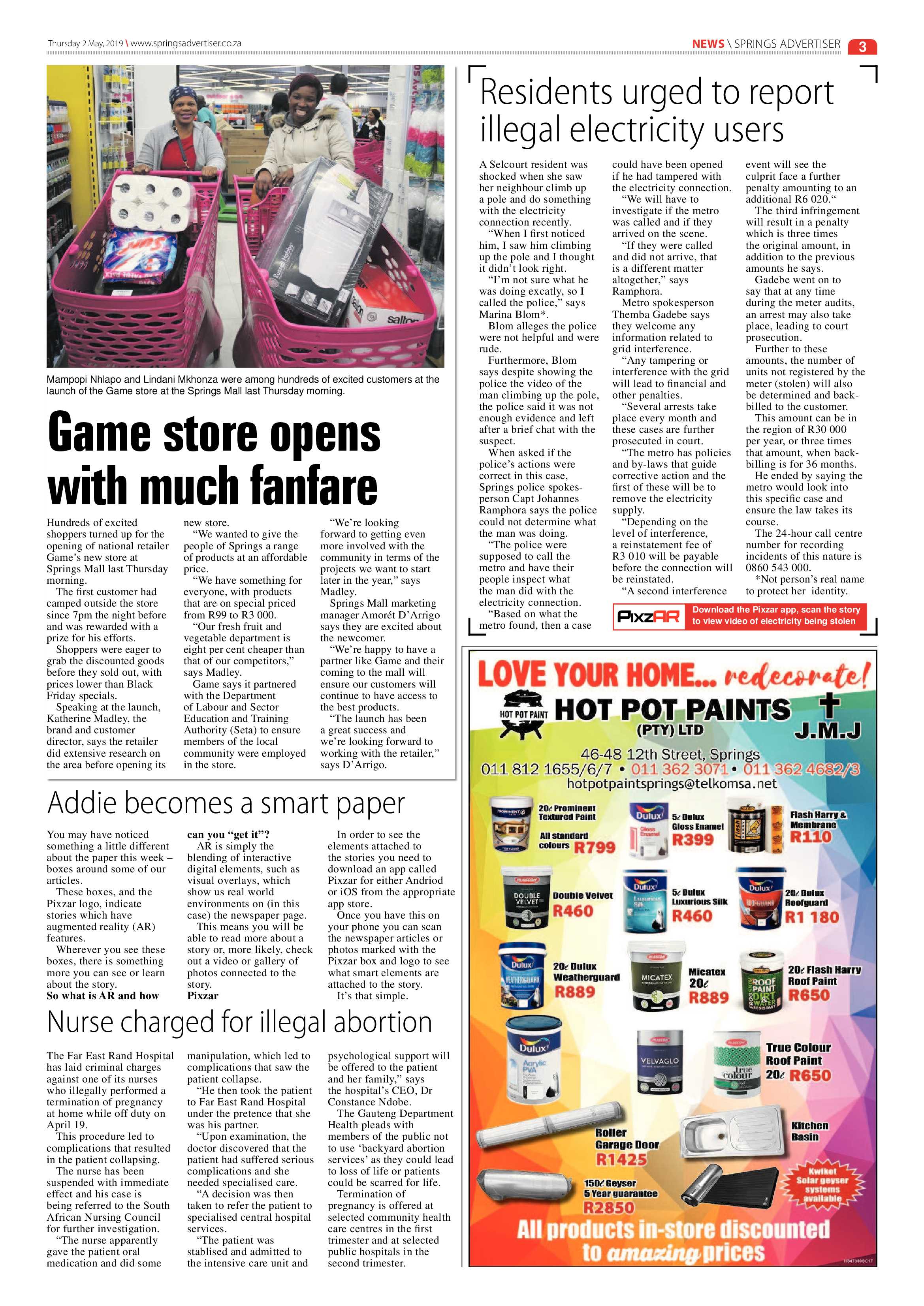 Springs Advertiser 02 May 2019 page 3