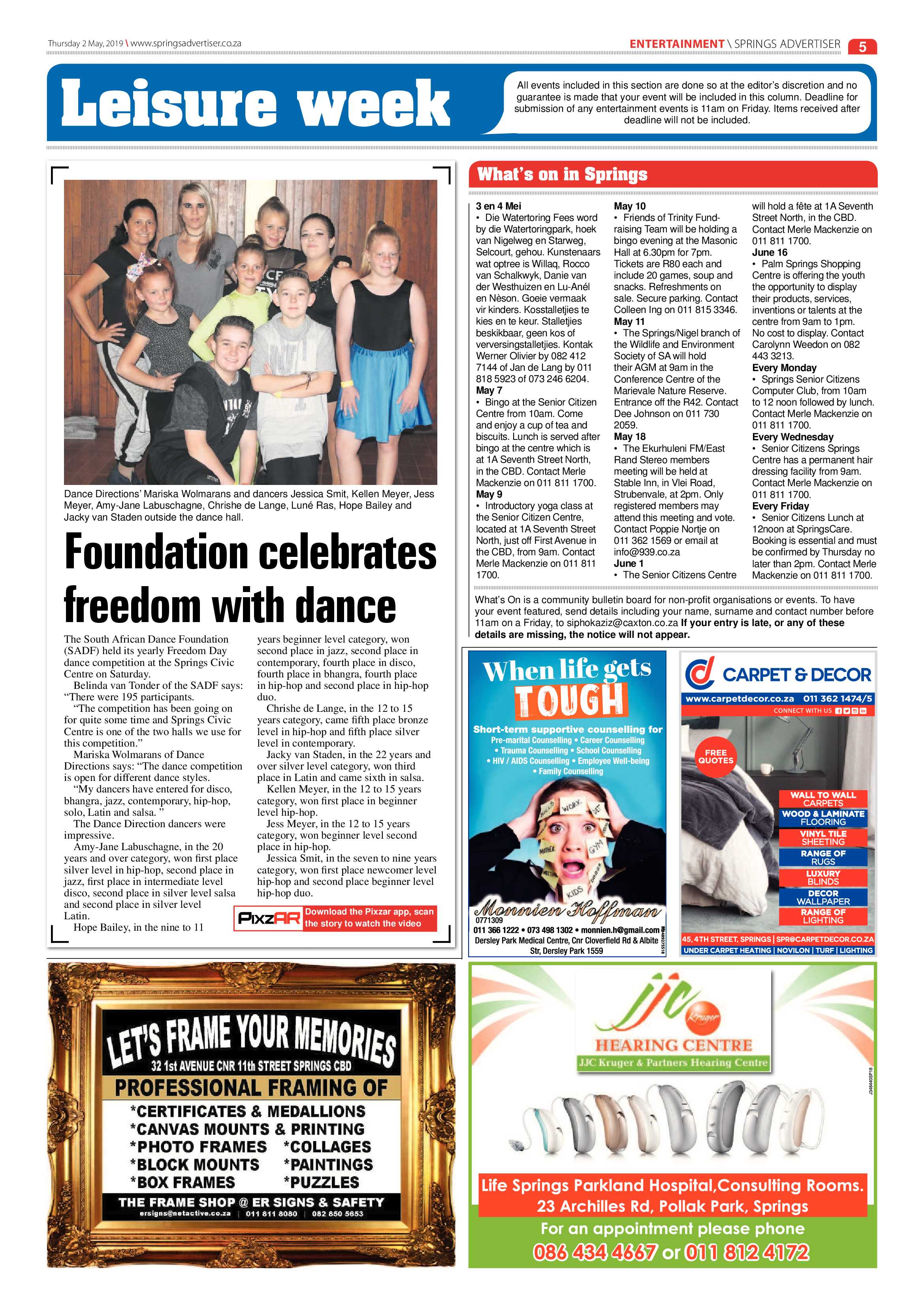 Springs Advertiser 02 May 2019 page 5