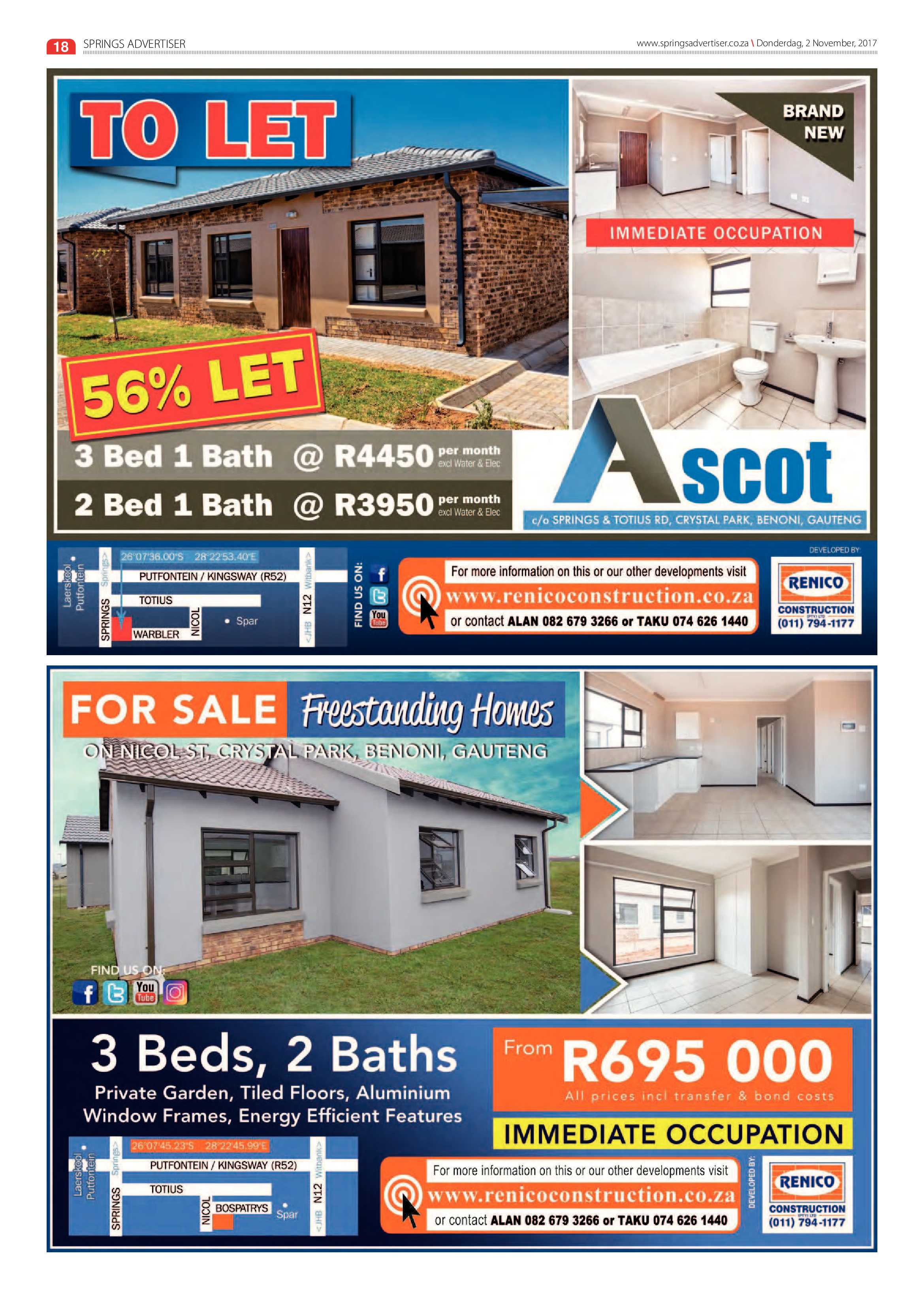Springs Advertiser 02 November 2017 page 18