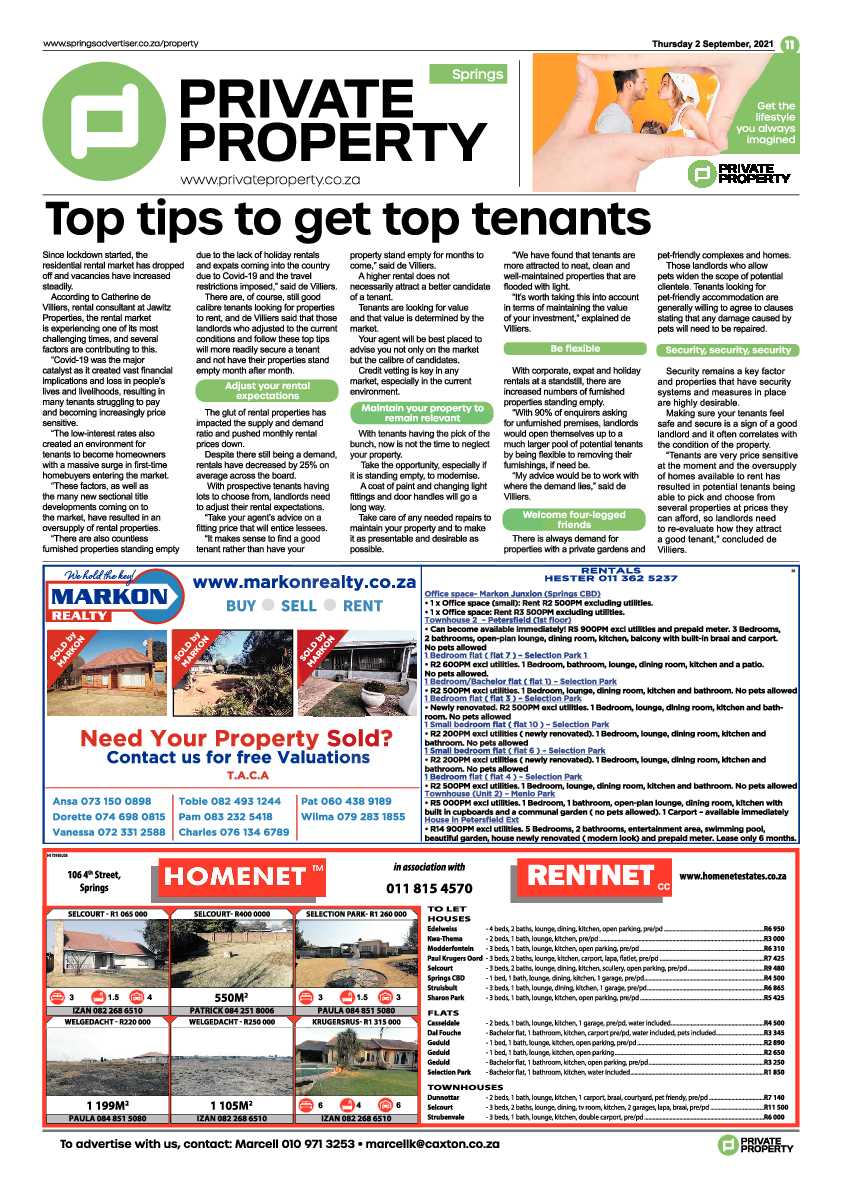 Springs Advertiser 02 September 2021 page 11
