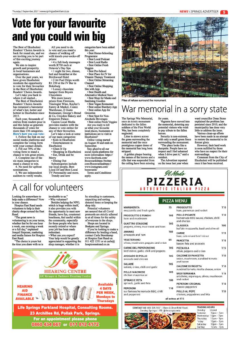 Springs Advertiser 02 September 2021 page 5