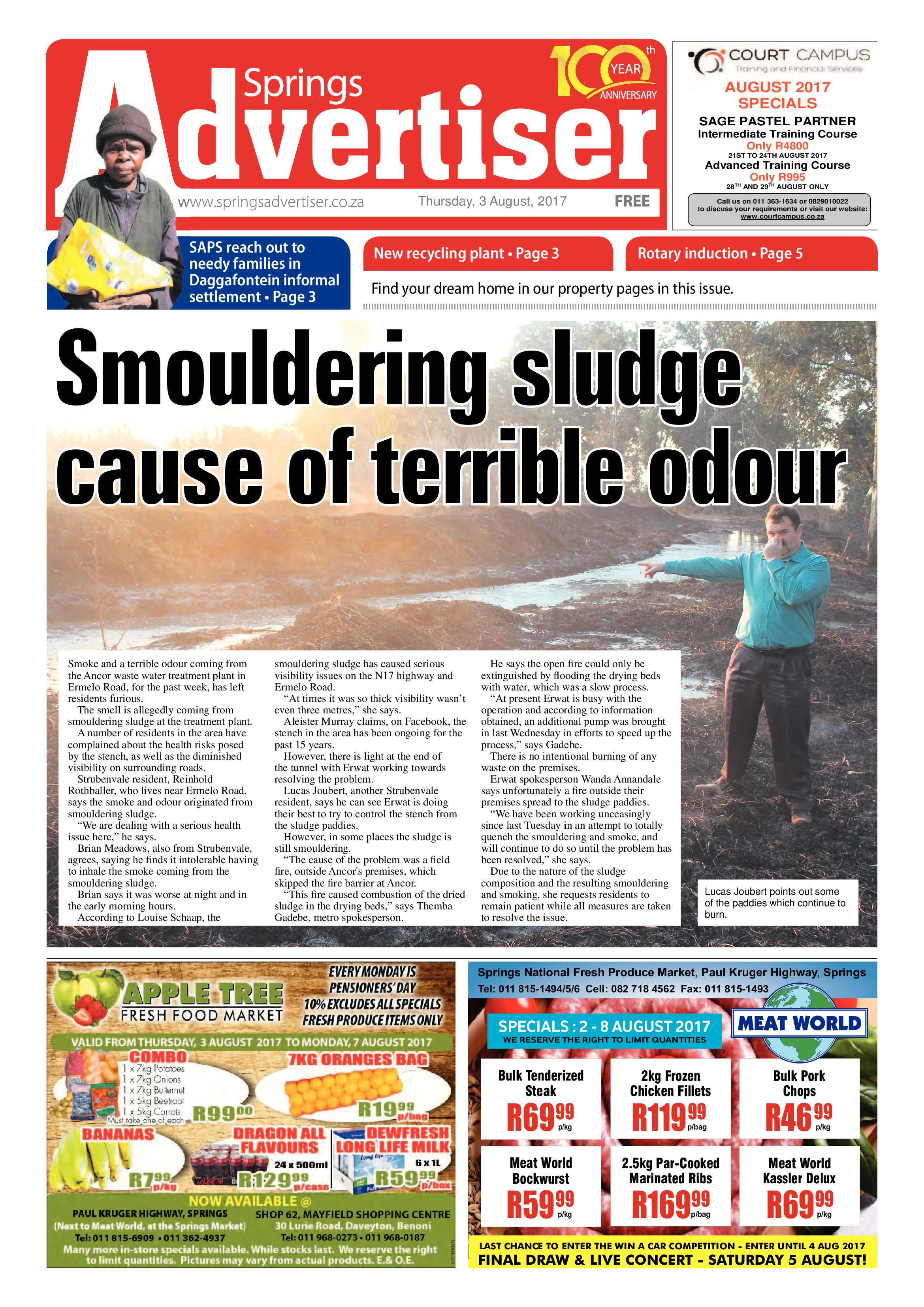 Springs Advertiser 03 August 2017 page 1