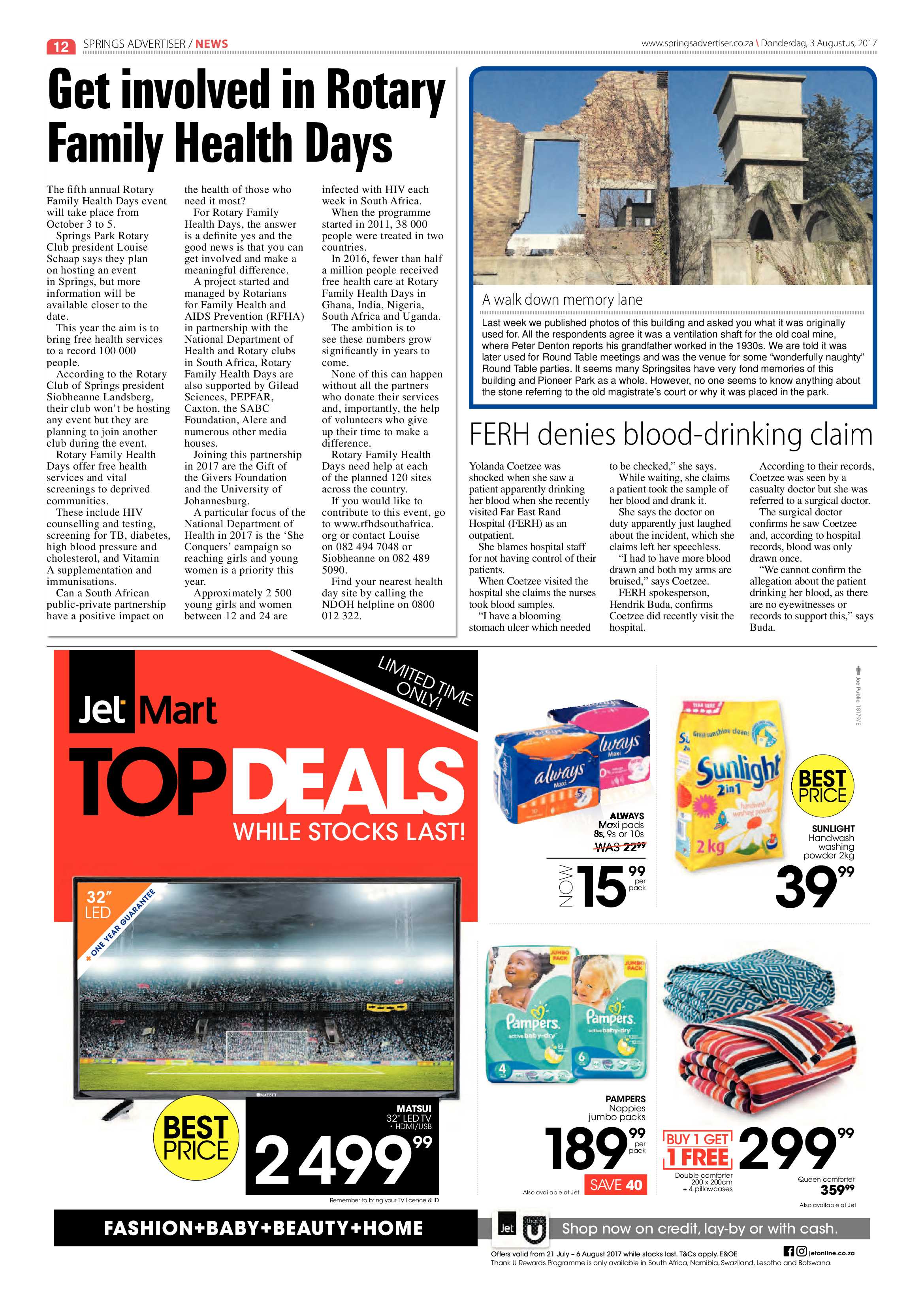 Springs Advertiser 03 August 2017 page 12