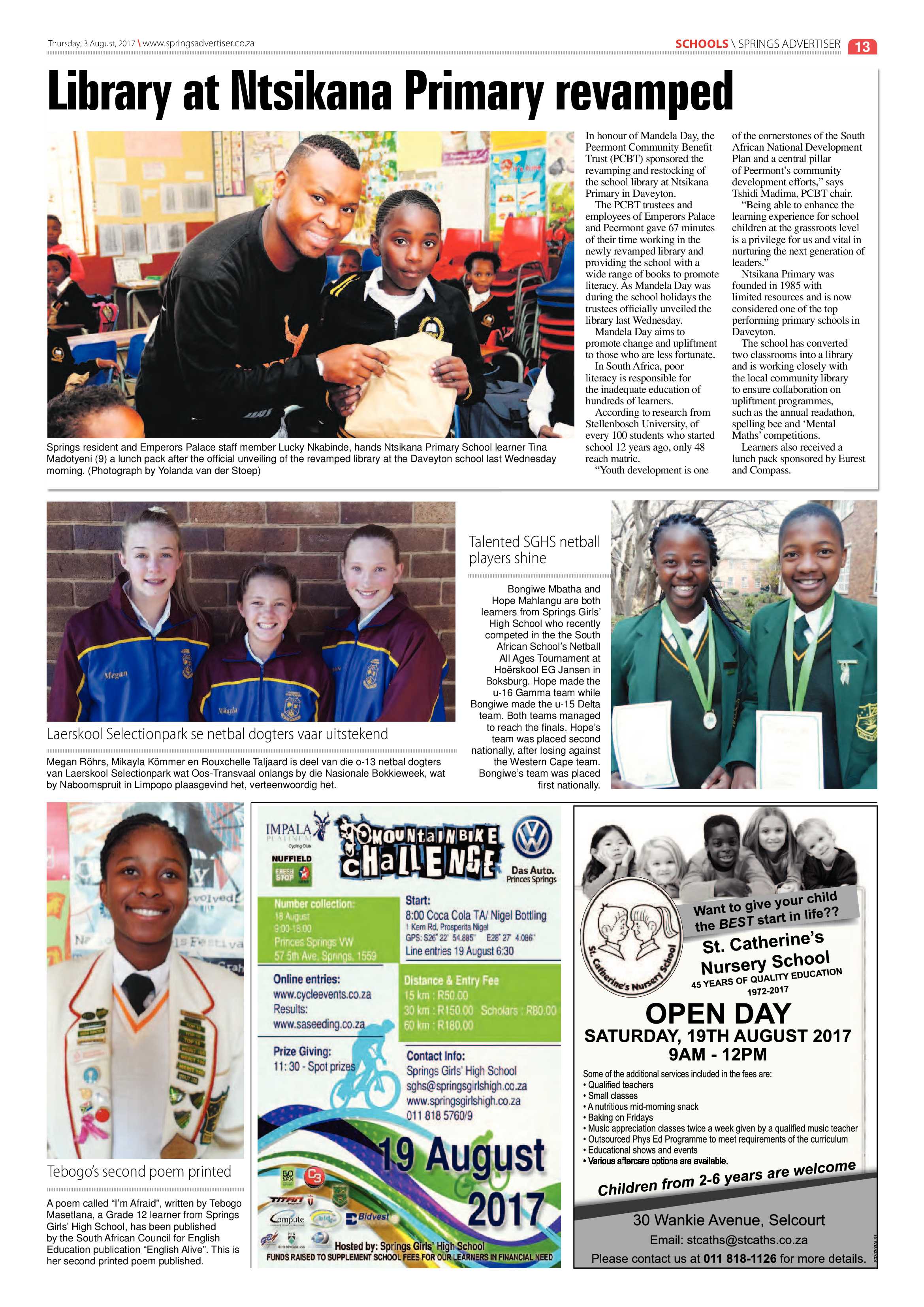 Springs Advertiser 03 August 2017 page 13