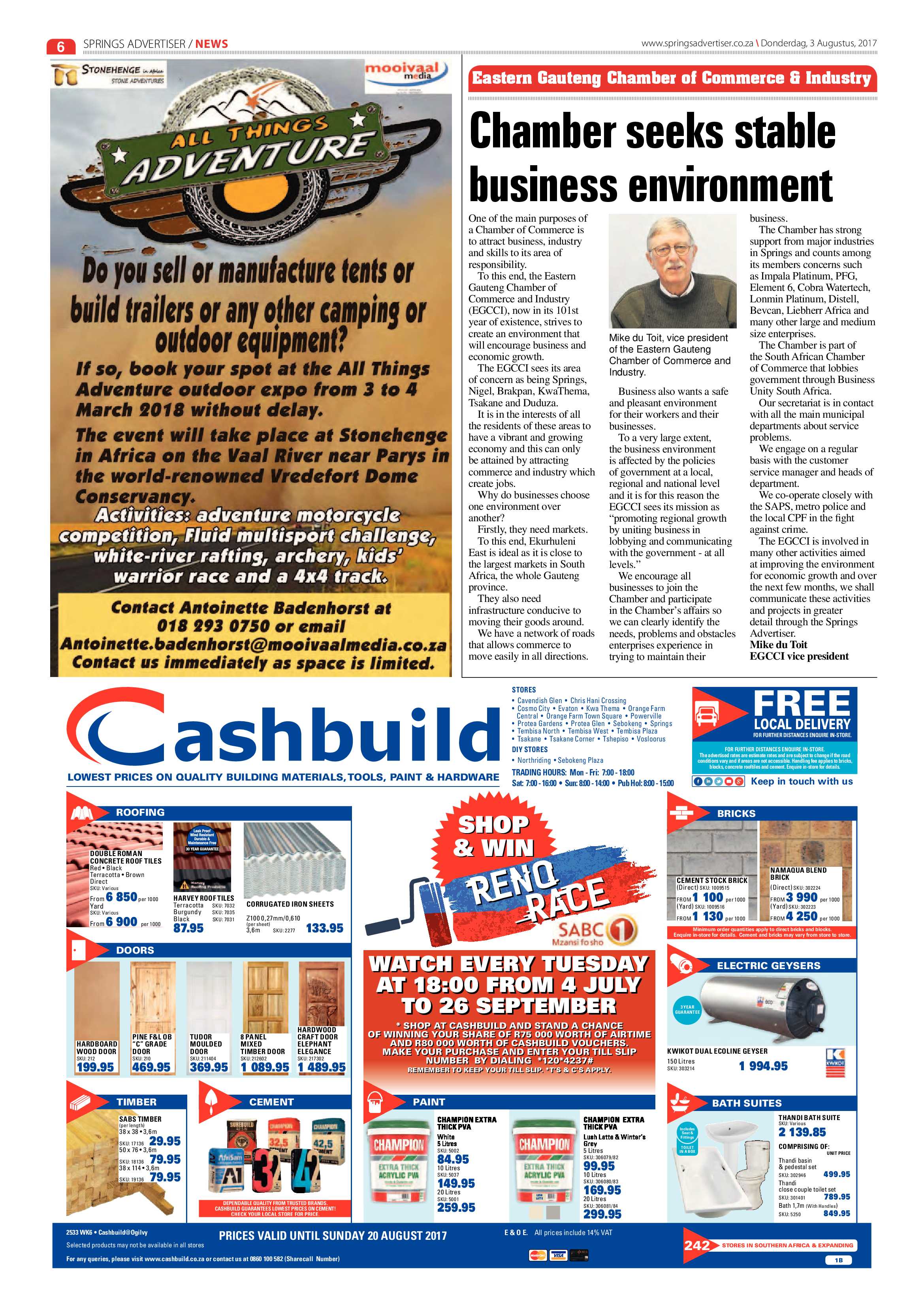Springs Advertiser 03 August 2017 page 6