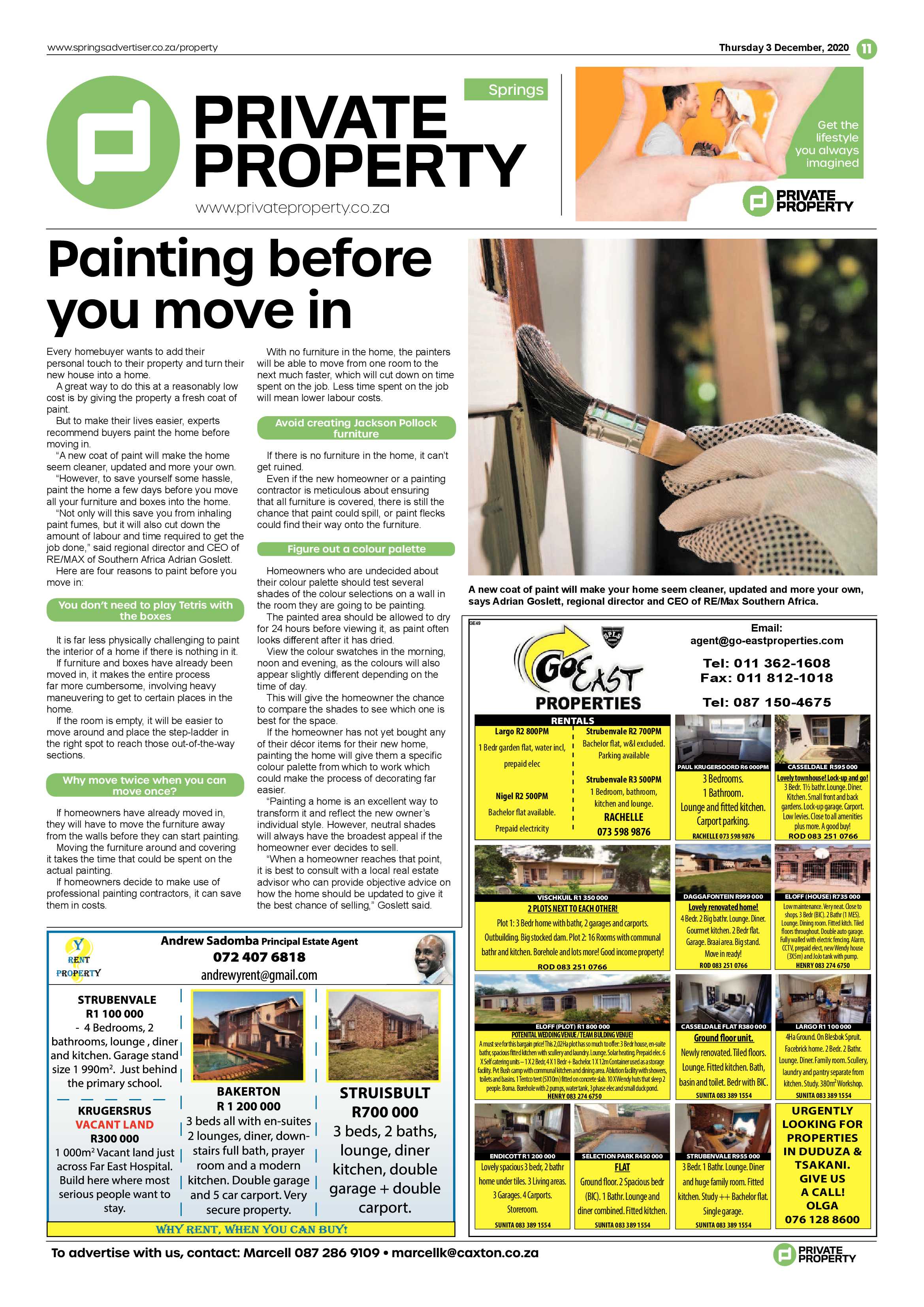 Springs Advertiser 03 December  2020 page 11
