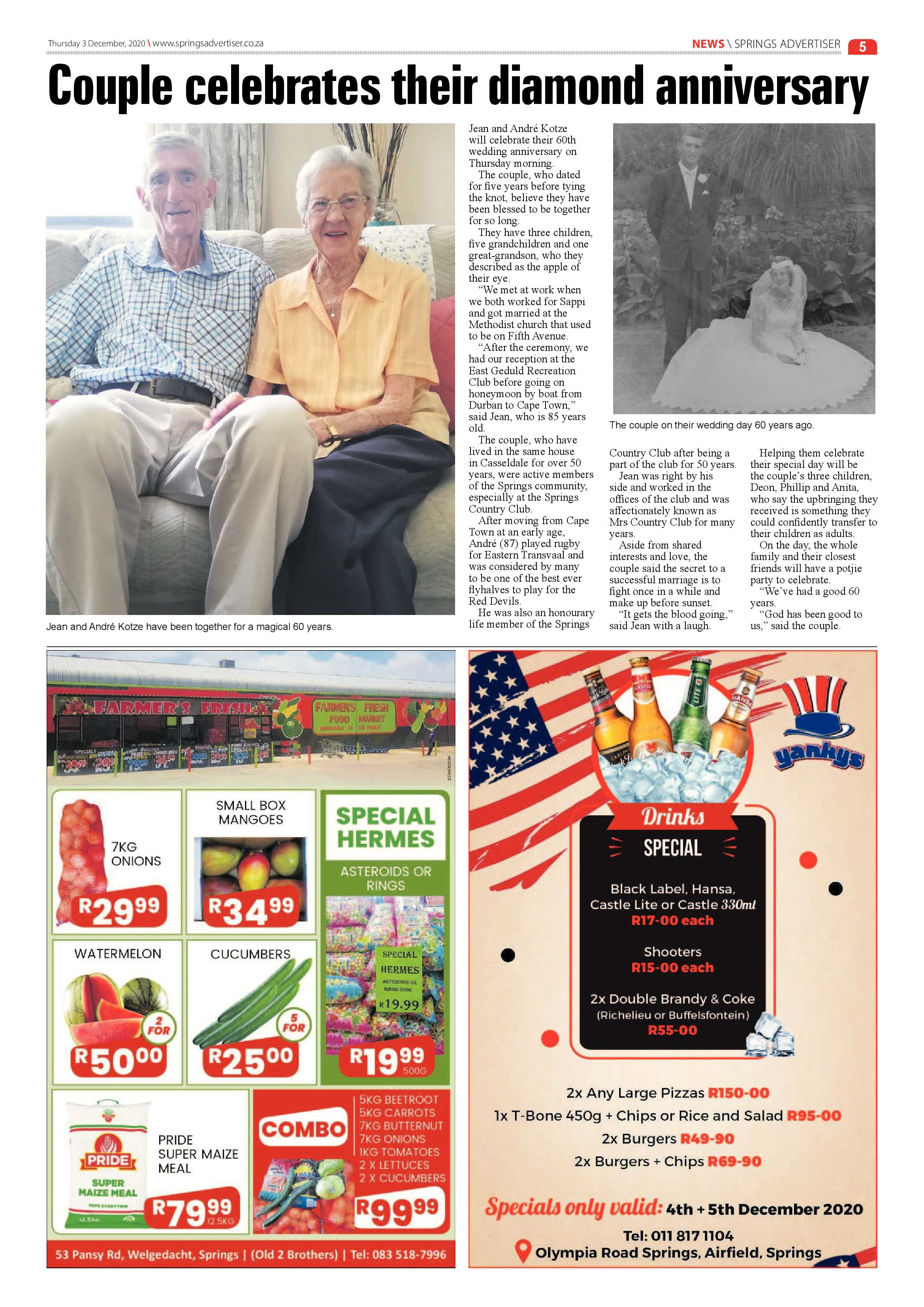 Springs Advertiser 03 December  2020 page 5
