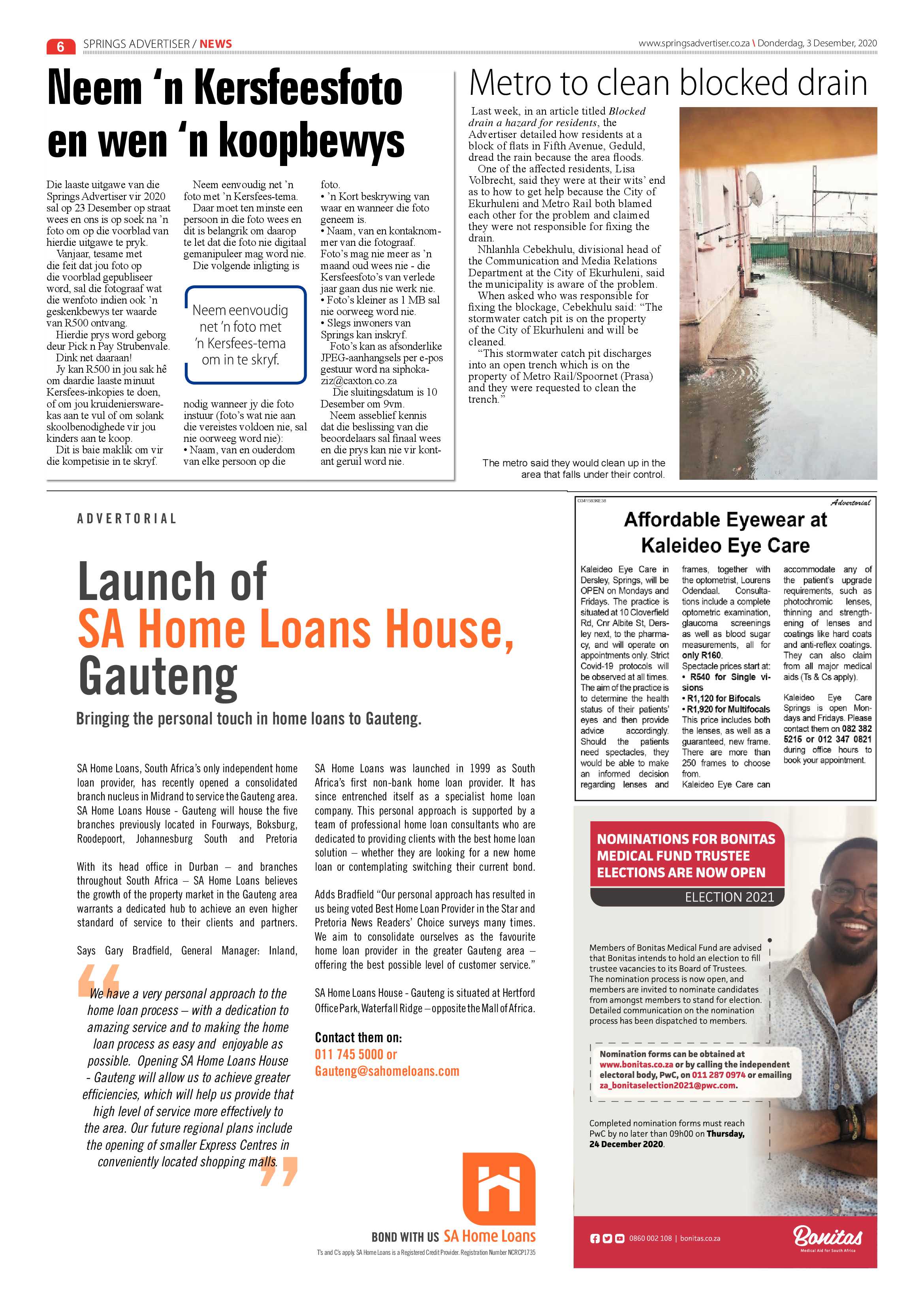 Springs Advertiser 03 December  2020 page 6